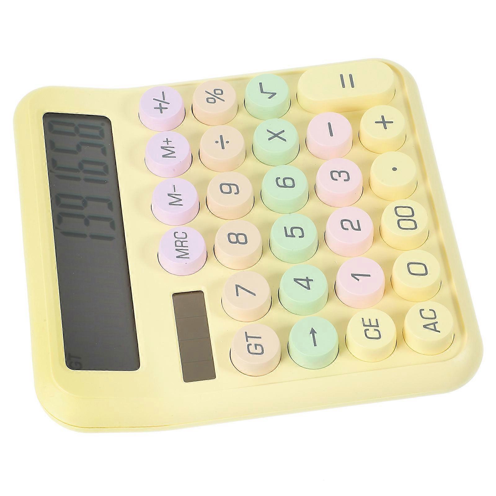 Small Desk Calculator Basic Calculators For Students Addition Subtraction Multiplication Division 1Set