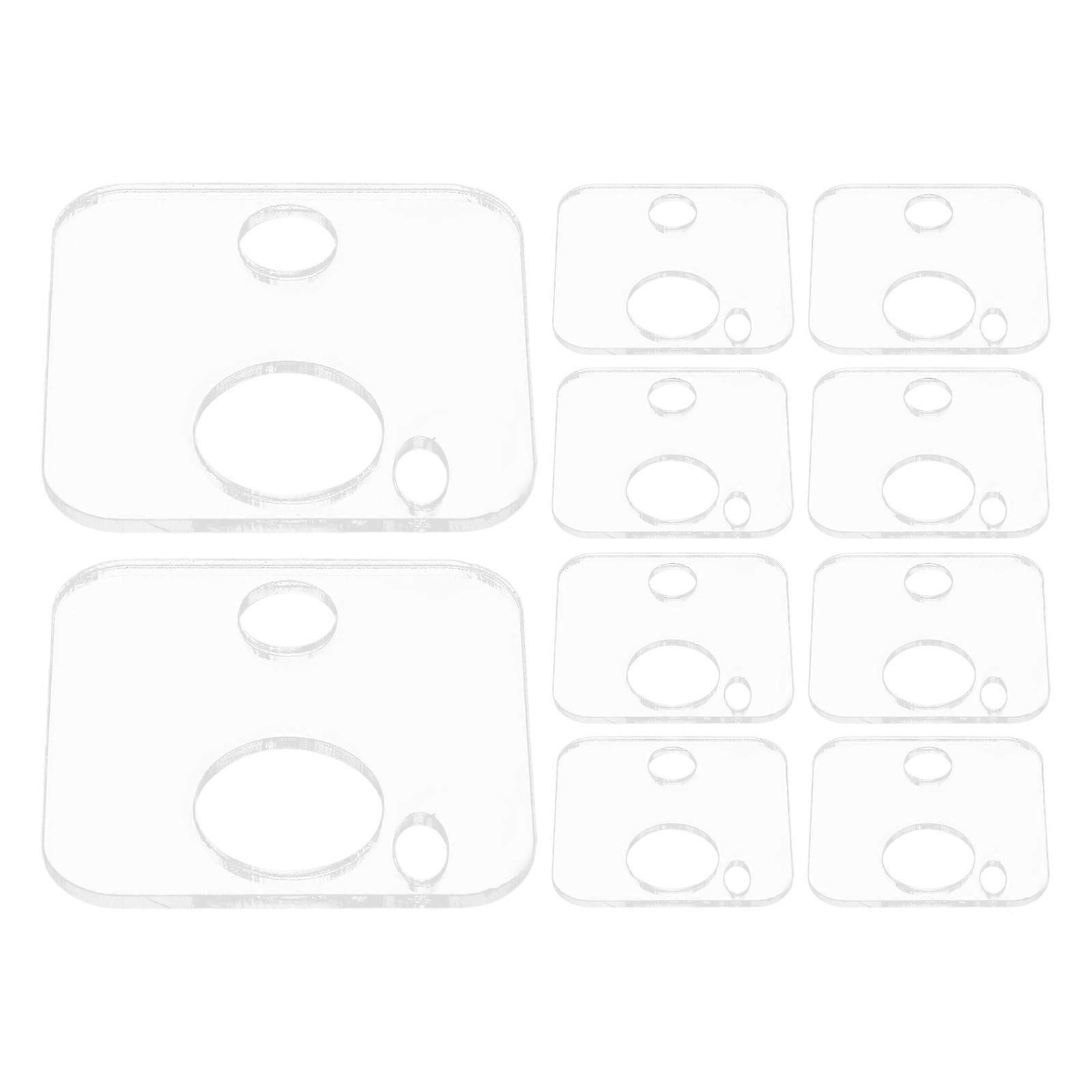 Dmc Floss Organizer Acrylic Floss Bobbins Transparent For Diy Projects Thread Storage 10Pcs