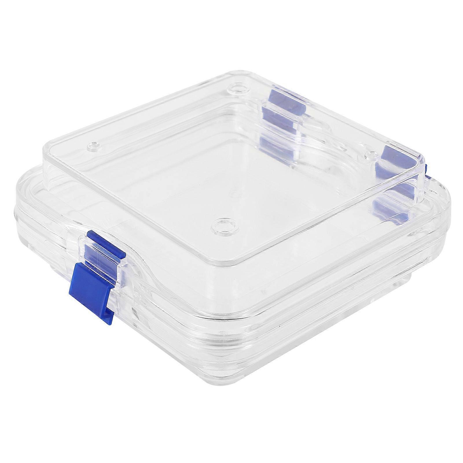 Transparent Shockproof Denture Case for Retainers, Appliances & Mouthguards – Easy Clean Storage Container for False Teeth & Accessories, Portable