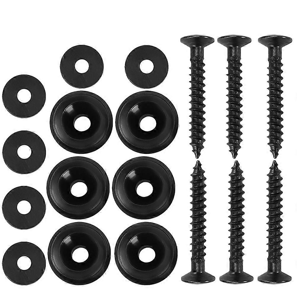 6pcs Durable Guitar Strap Locks Replacement Buttons for Electric Guitars and Basses Easy Installation for Musicians