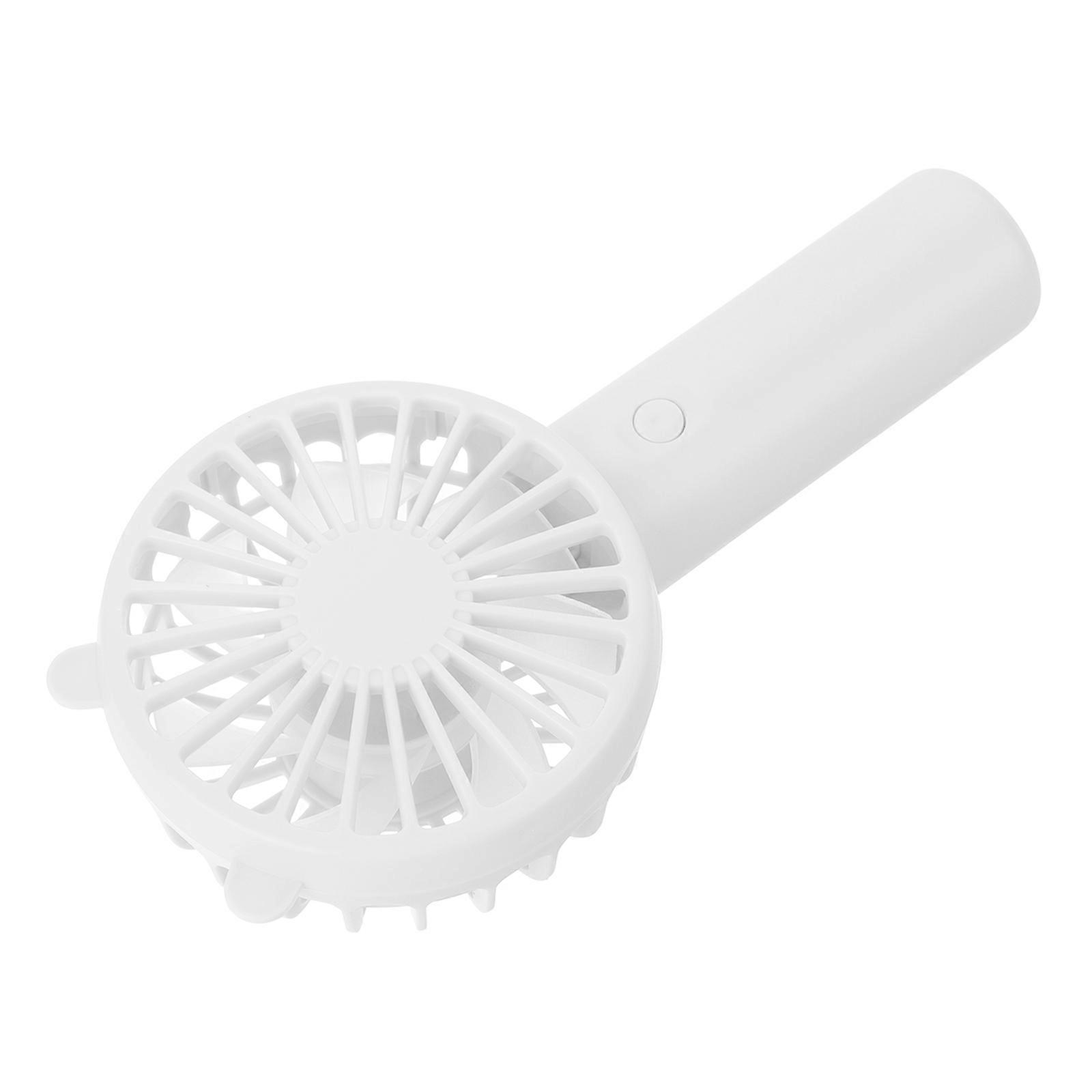 Convenient Mini Fan Usb Rechargeable For Hiking Digital Battery Display Compact Design 1Set