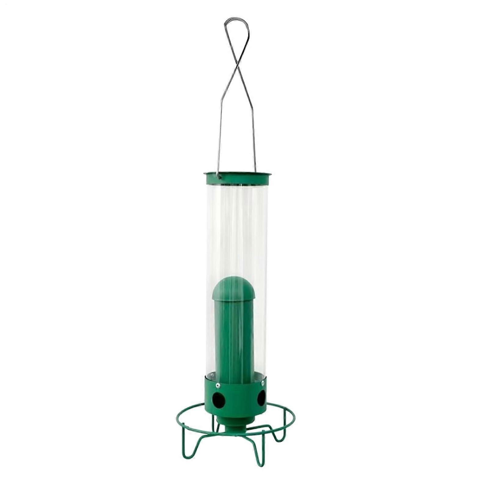 bird feeder for outside, wild bird feeder squirrelproof, wild birds feeder outdoor weatherproof feeding station with large capacity for finch