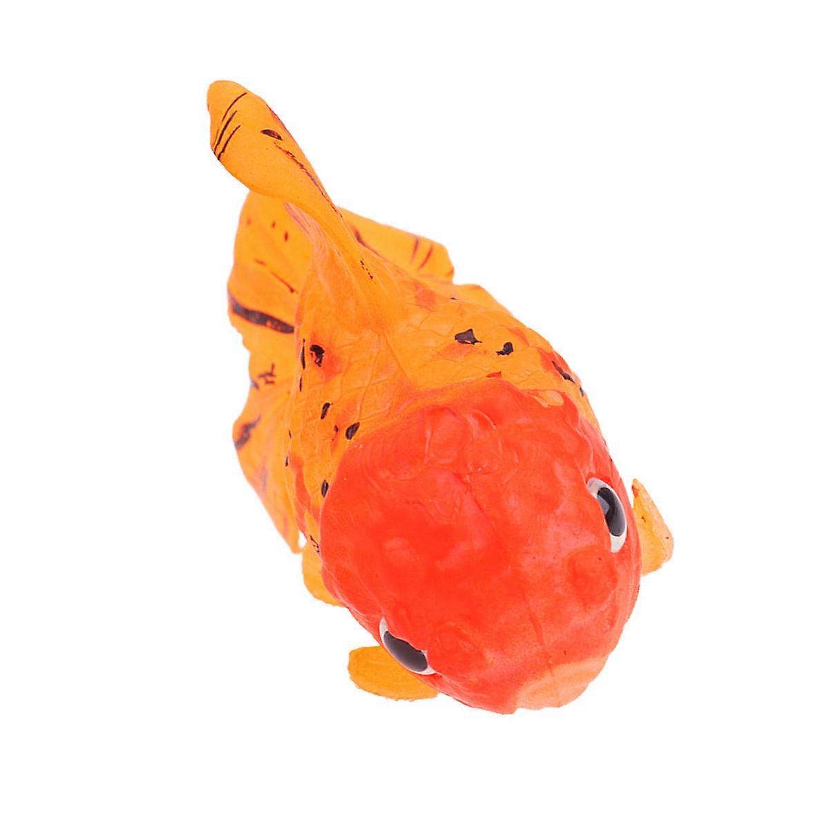 Fish Tank Landscaping Decoration Imitation Goldfish Silicone Luminous Floating Realistic Design 1Pack