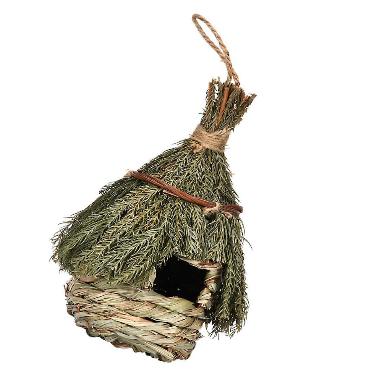 Woven Parrot Nest, Hanging Bird Nest, Seagrass Bird House