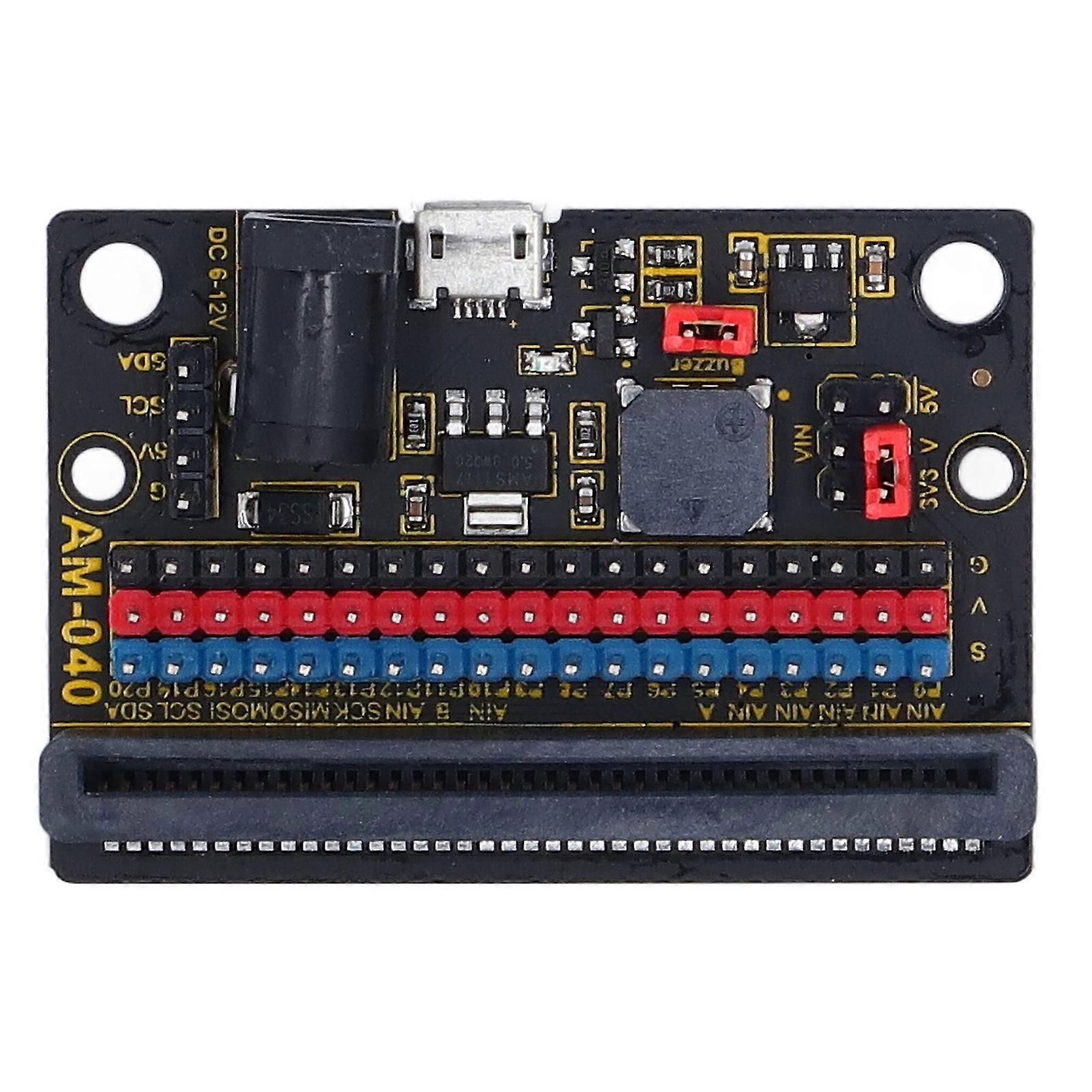 Carte d'extension Micro Bit IO Buzzer passif intégré prenant en charge la carte de développement de commutateurs I2C 3,3 V 5 V