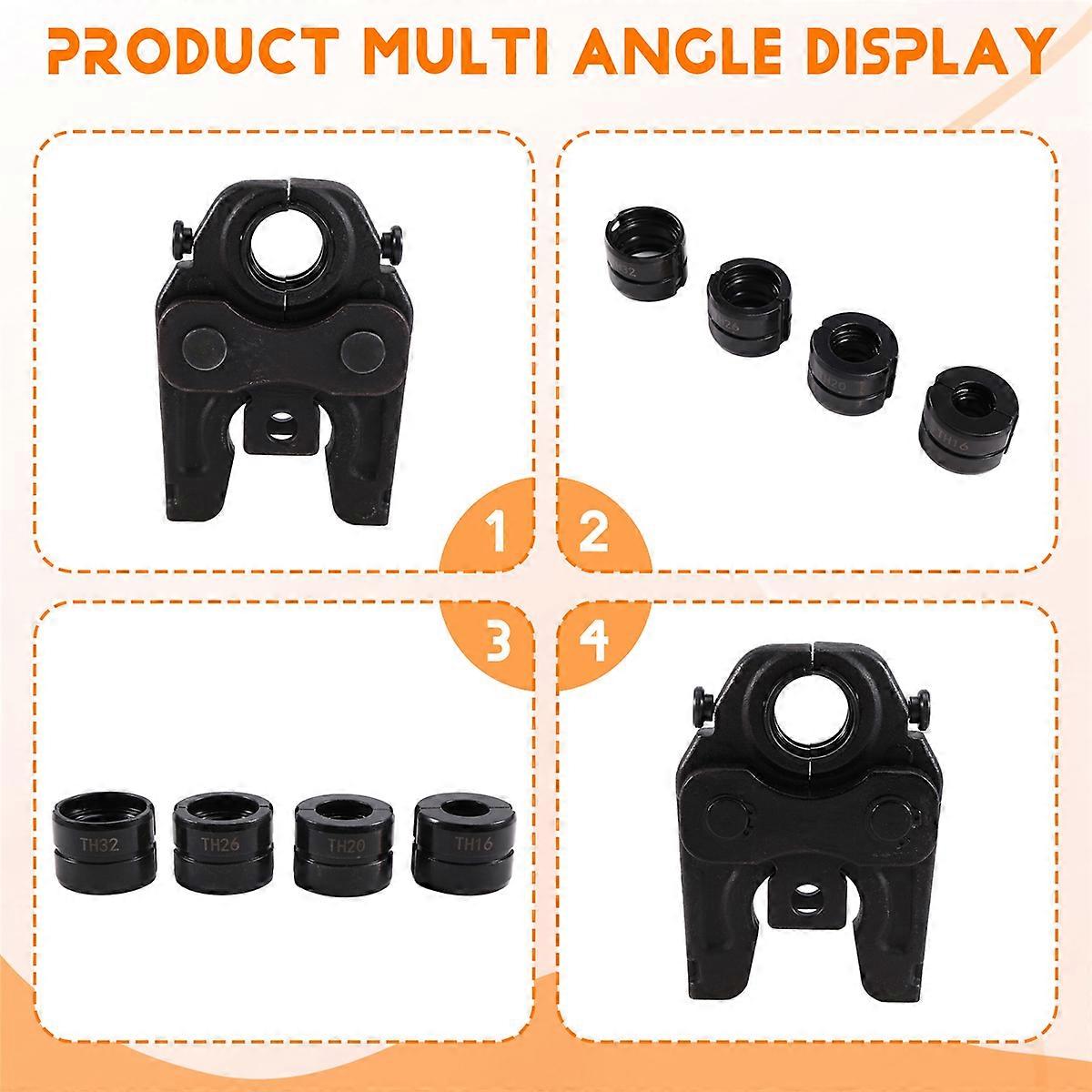 Hydraulic Hose Crimping Tool Accessories Kit Fittings Crimper Machine Set for Composite Pipe TH16.2