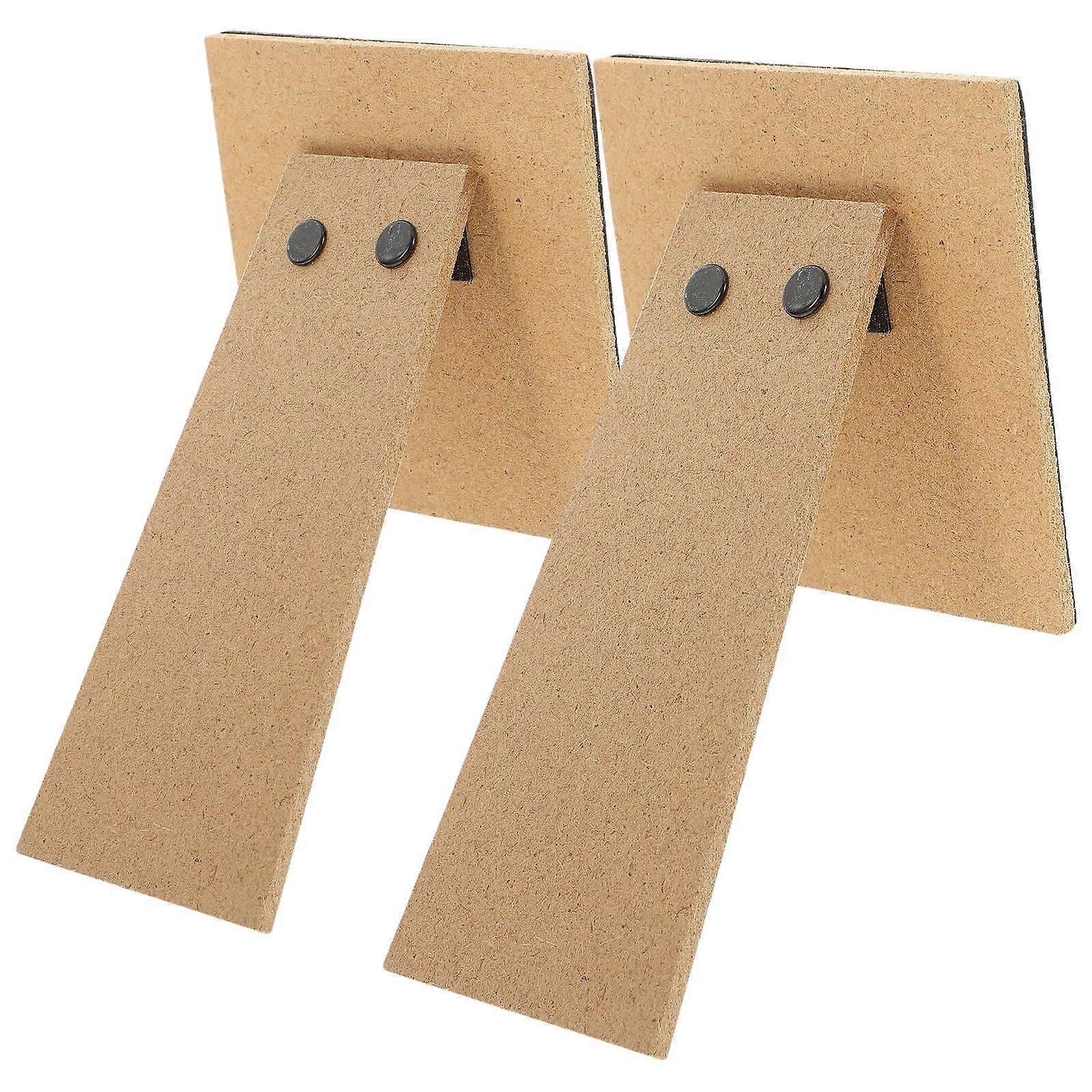 2pcs Picture Frame Easel Back Stand Support Diy Picture Frame Home Decor For Paintings Display