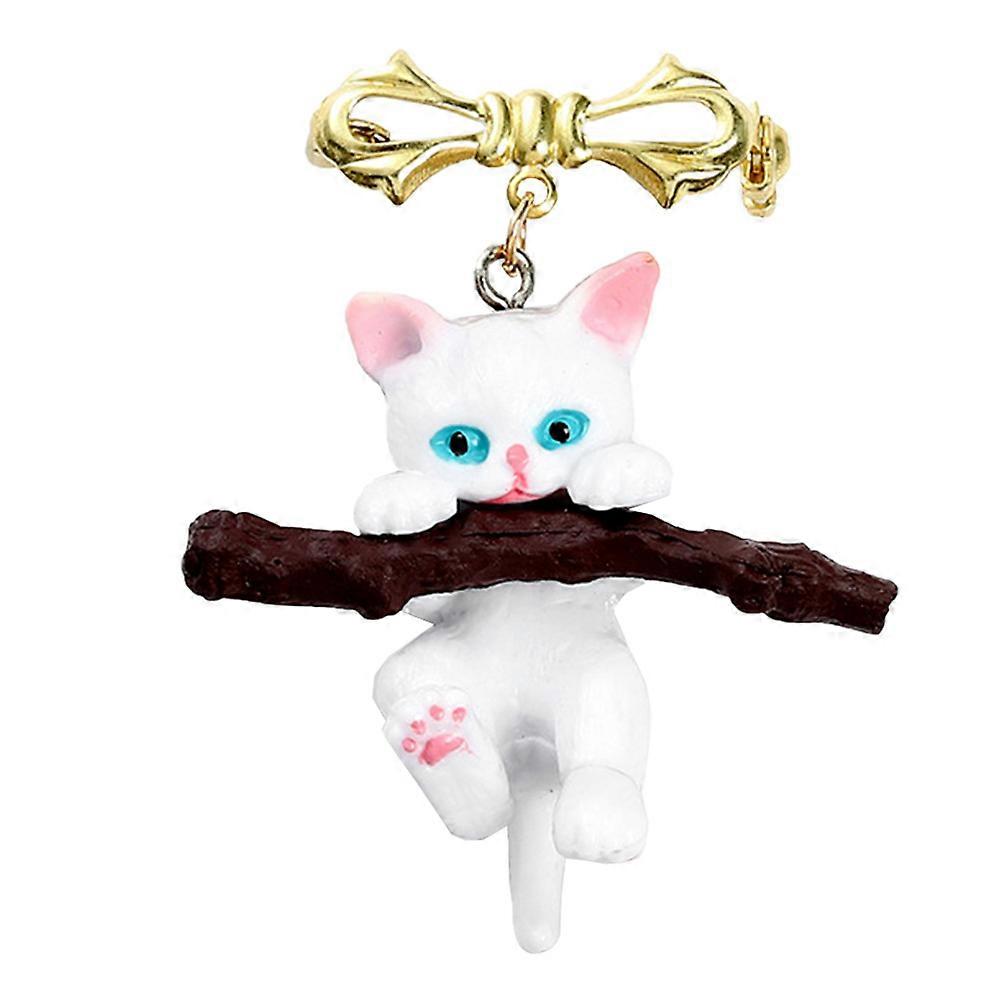 Chest Clip Brooch for Decoration Alloy and Resin Pin Multicolor 1PC