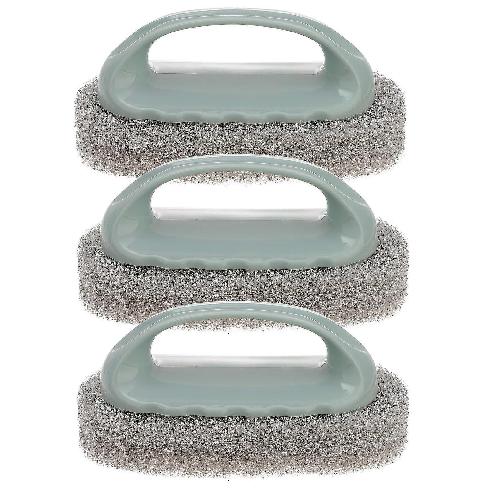 Cleaning Brush For Kitchen Multi-Functional Cleaning Brush Scouring Pad 14x8cm 3Pcs
