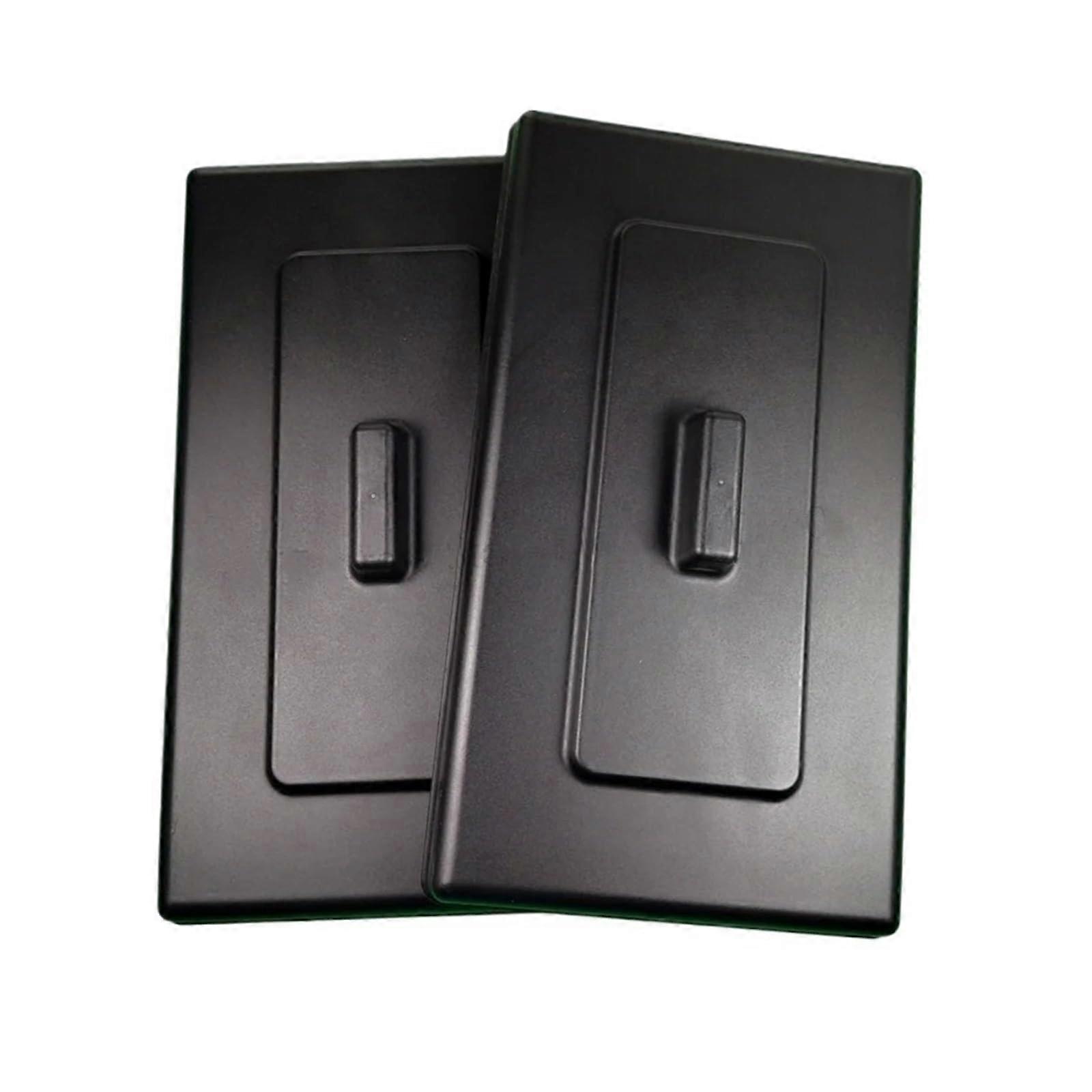 Two Piece Lid for Soft Ice Cream Machines Replacement Parts Black Funnel Covers 34 x 19.5 cm Ice Cream Maker Accessories