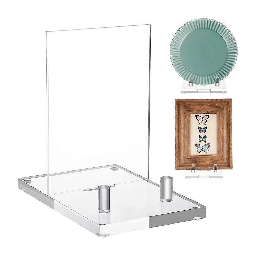 YX157 Clear Acrylic Display Stand Photo Book Painting Holder Multi-Purpose Easel