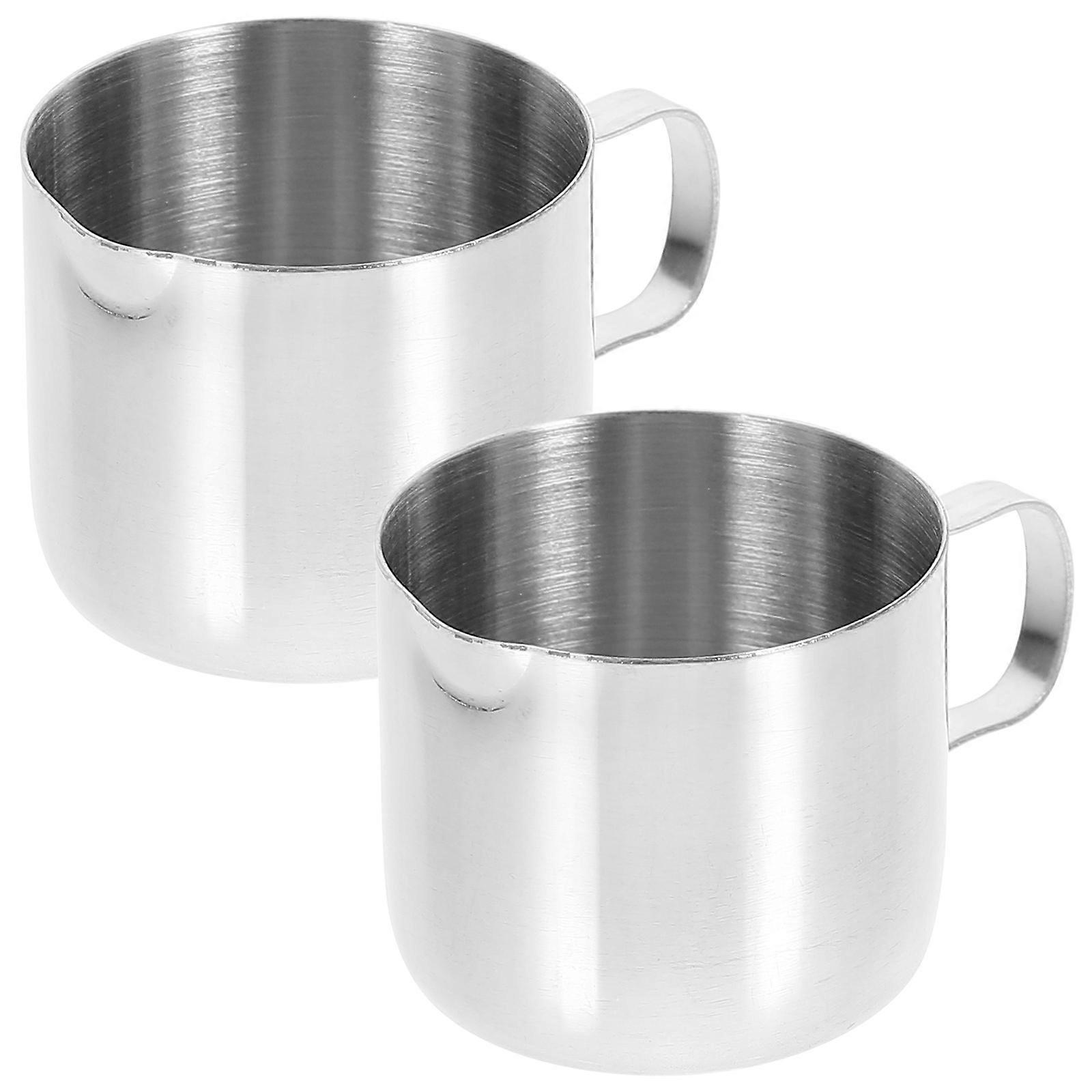 Practical Milk Frothing Jugs, Designed for Steaming Milk and Serving Cream