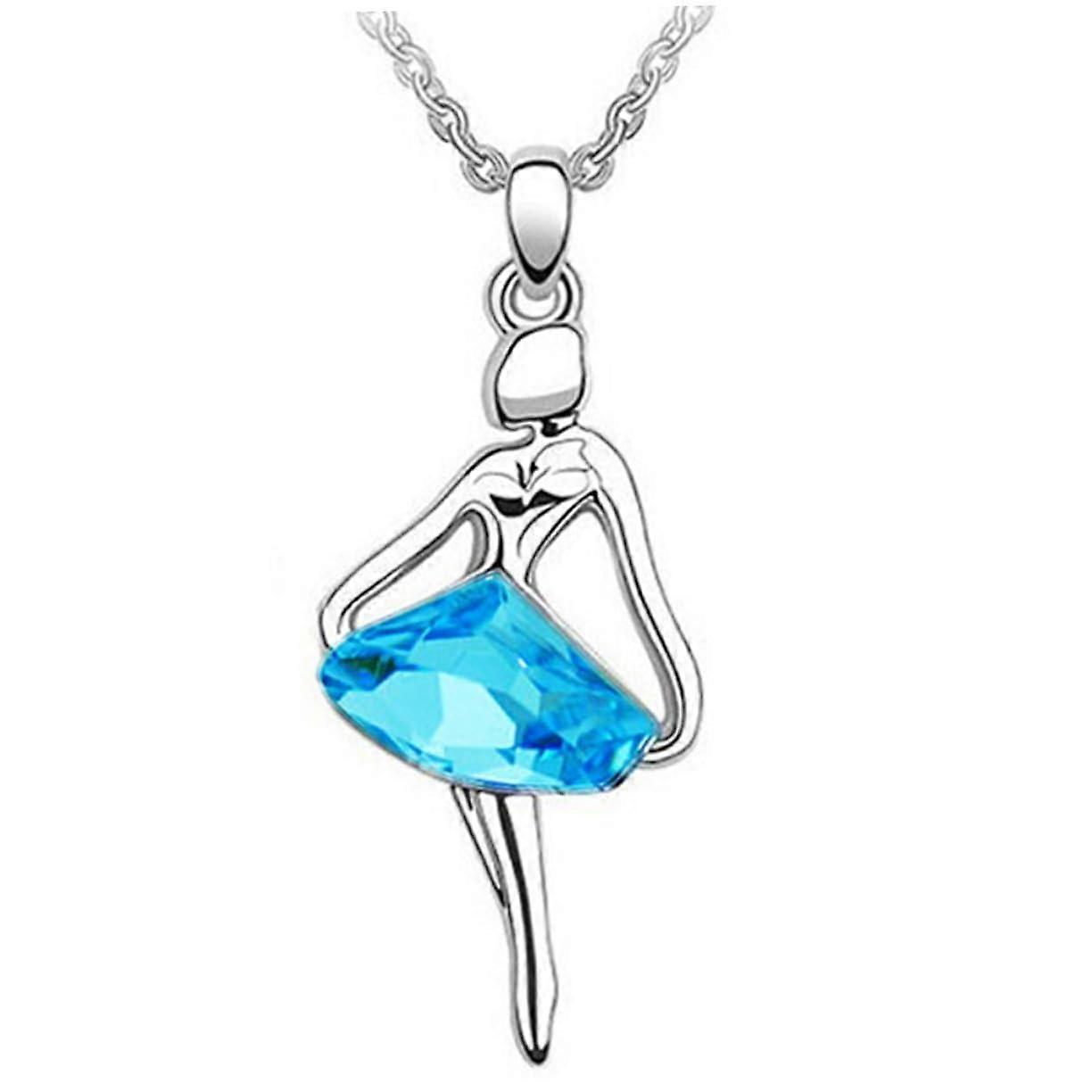 Ballet Dancer Pendant Necklace for Women, Elegant Durable Alloy, Unique Design for Special Occasions, Versatile Fashion Accessory