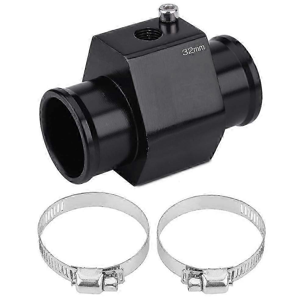 Water Temperature Sensor, Car Water Temperature Pipe Gauge Adapter Temperature Probe Radiator Gasket(32mm)