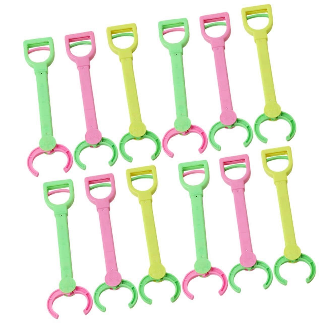 20pcs Mechanical Clip Toy Robot Gripper Arm Mini Grabber Tool Plastic Puzzle for Kids Fun Educational Play