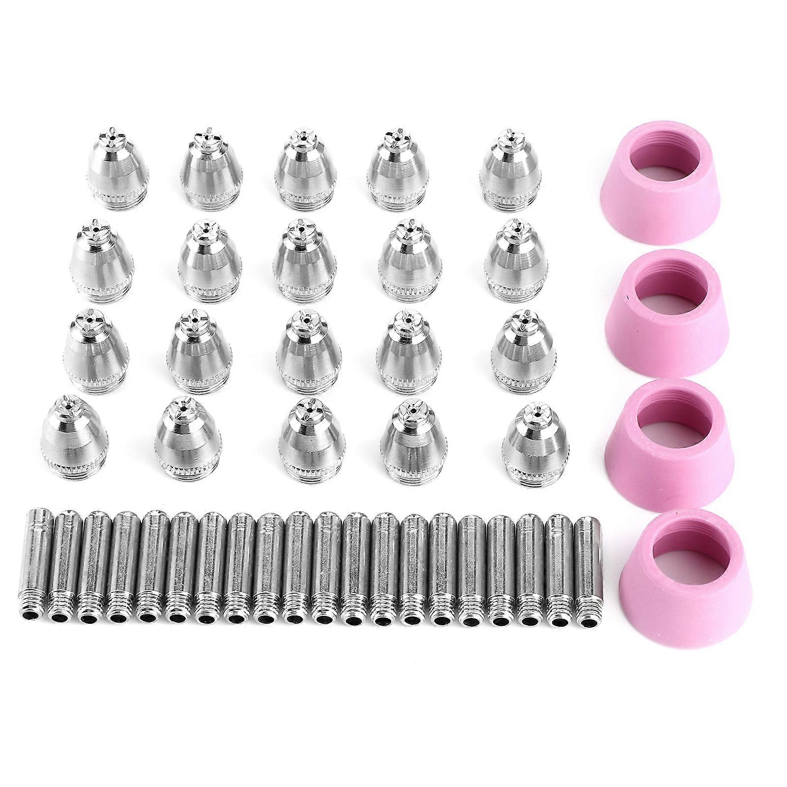 44pcs/set Welding Torch Nozzle Collet Protective Cap Replacement Spare Parts for AG60/SG55