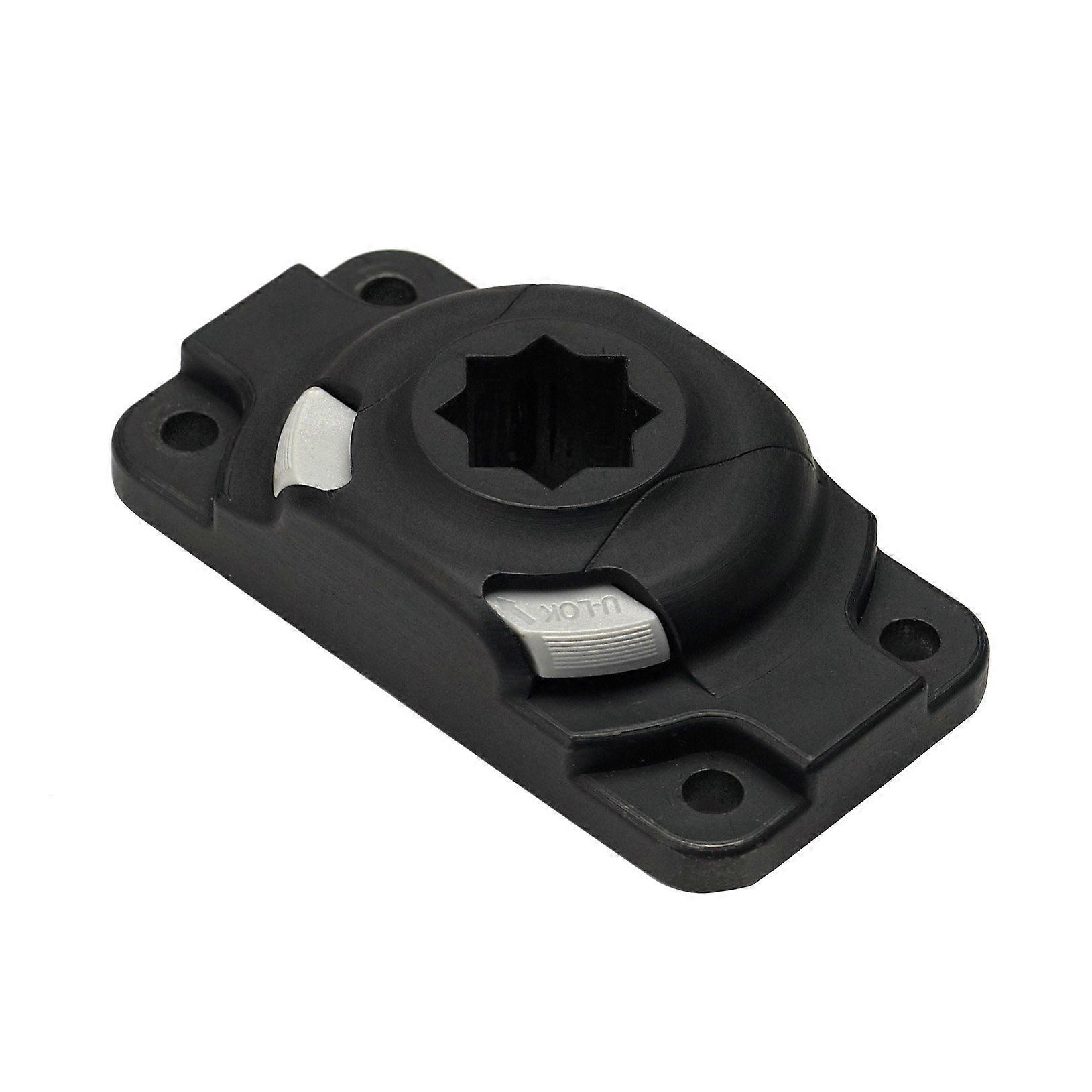 03404611 Starport HD Mount Black for Kayak and Marine Use, Durable Plastic Construction, Adjustable Compatibility