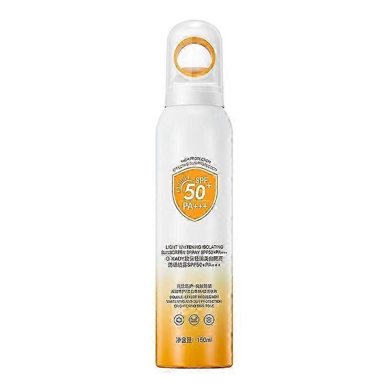 Sunscreen Spray SPF 50+PA+++, Broad-Spectrum UVA/UVB Protection, Lightweight & Non-Greasy, Sunscreen Spray for Face & Body, Water & Sweat Resistant