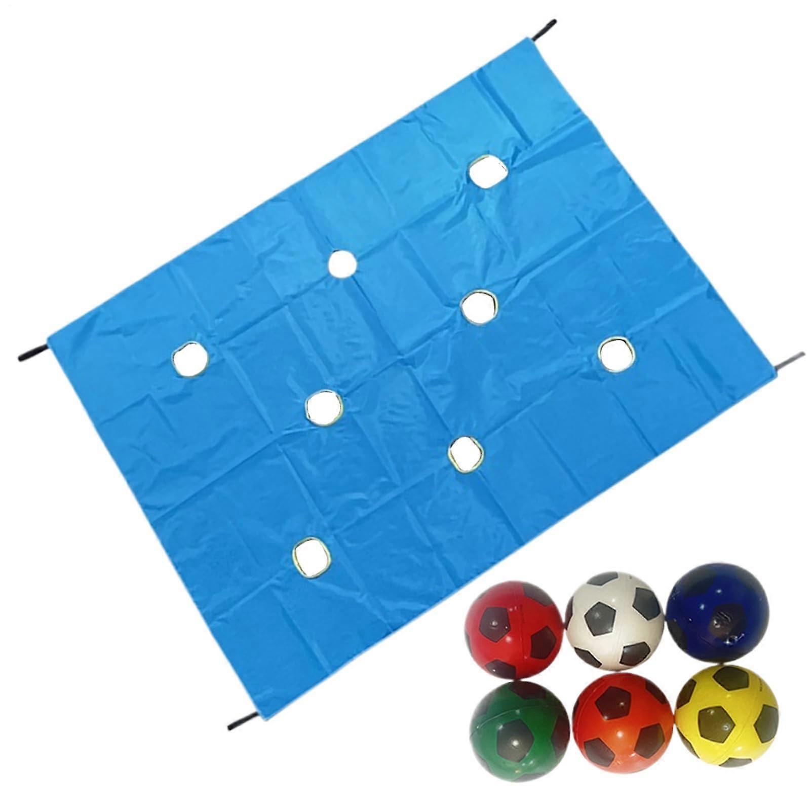 Hole Tarp Team Building Activities | Group Games for Skill Development | Lightweight Blue Team Building Equipment for Teens and Adults