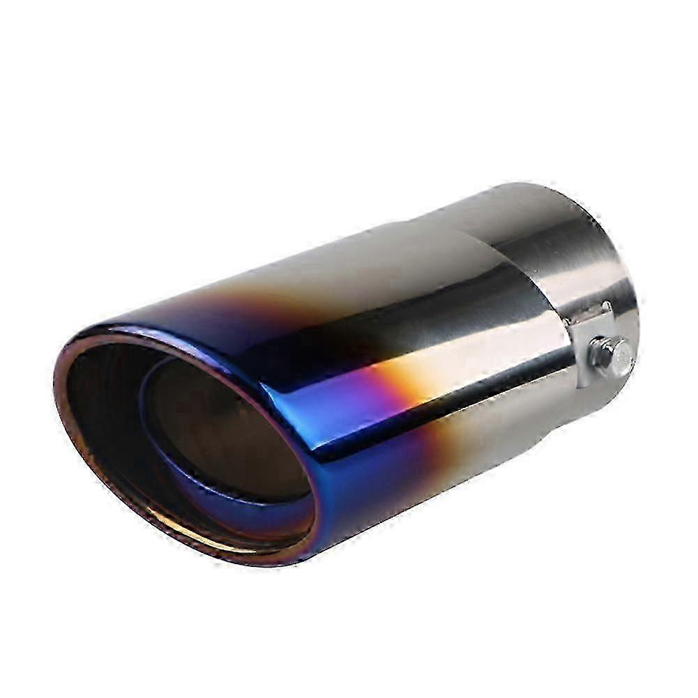 Exquis Automobile Queue Sortie Échappement Embout Acier inoxydable Queue Queue Tuyau D’échappement Tuyau D’échappement Modification Alimentation Universel Voiture Extérieur