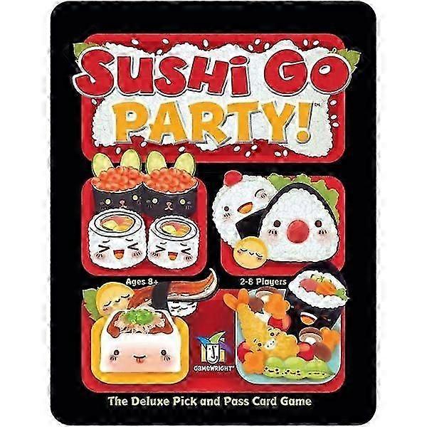 Game Author | Sushi Go Party Game | Card Game | Ages 8+ | 2-8 Players | 20 Minute Playtime