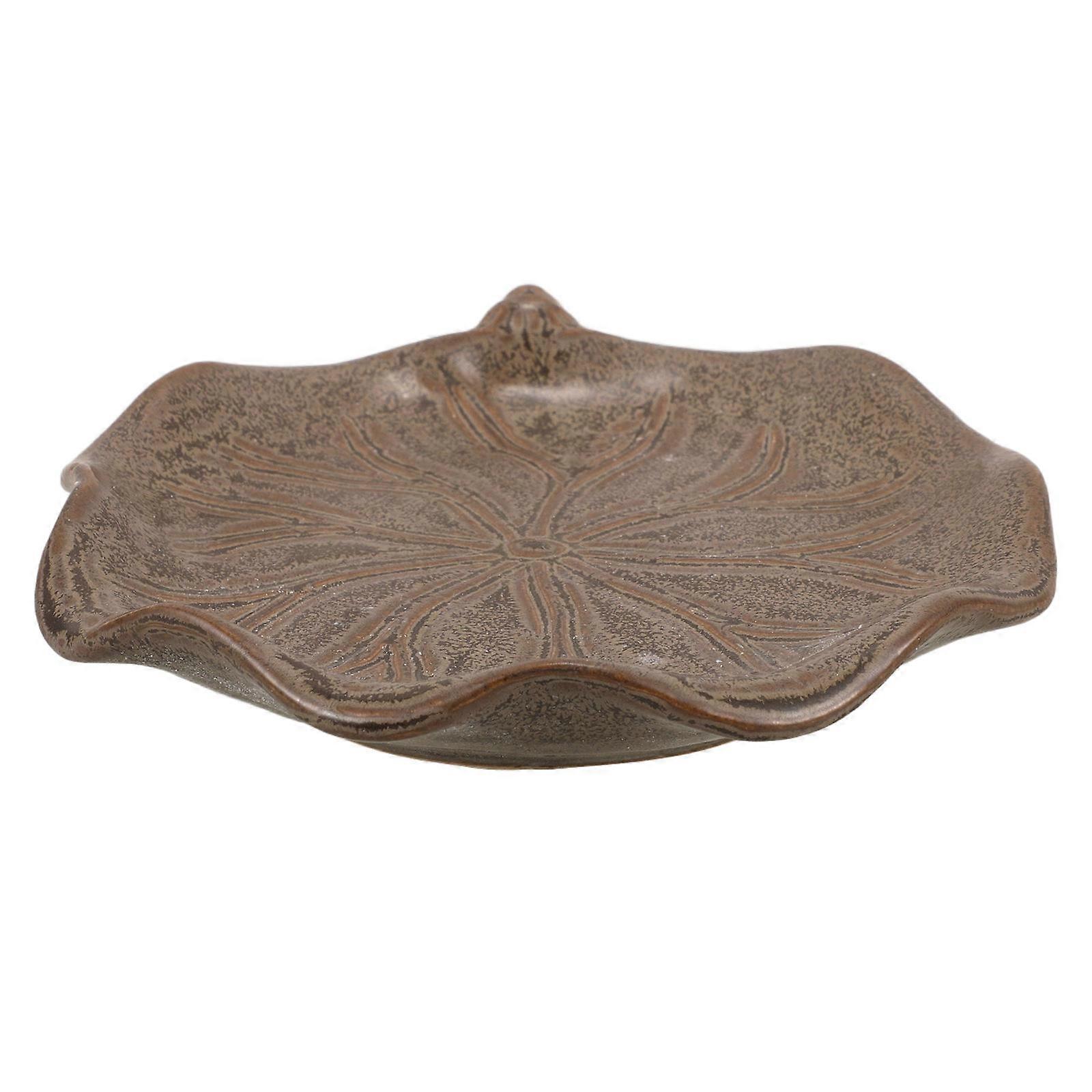 Saucer For Potted Plants Ceramic Provide Stable Base Indoor Gardening 1Pack