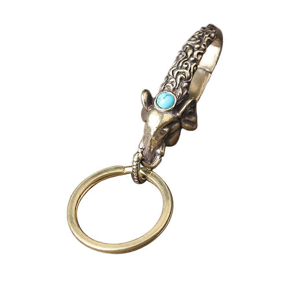 Delicate Elephant Keychain Pendant Unique DIY Key Ring Buckle, Lightweight Durable Accessory for Bags and Keys,
