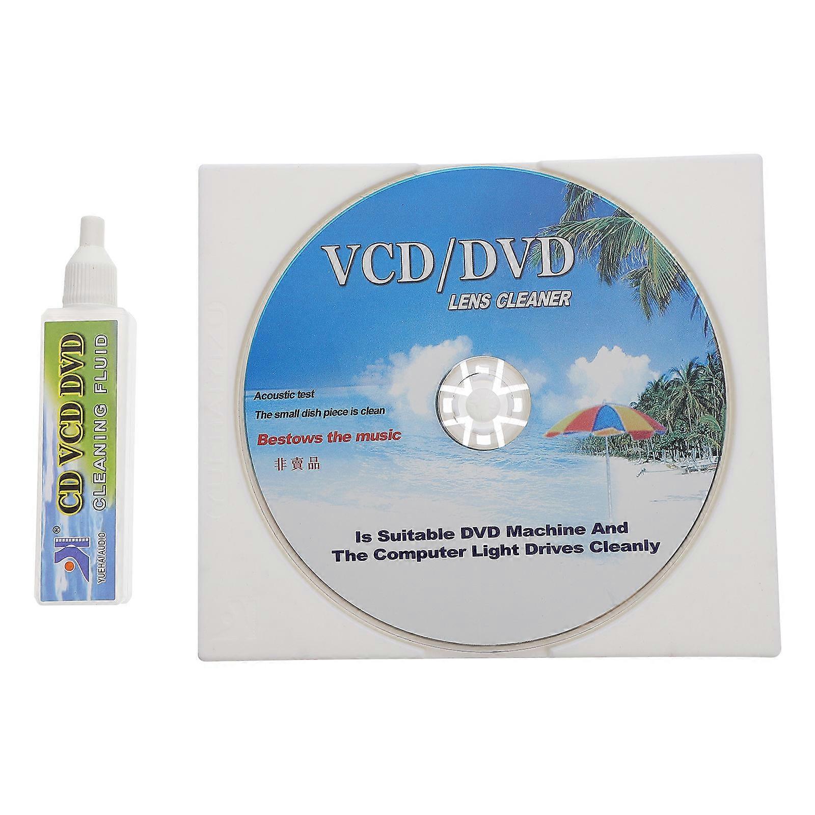 ערכת מנקה תקליטורים עבור נגן DVD CD VCD שפר את איכות הצליל ציוד ניקוי 1 סט