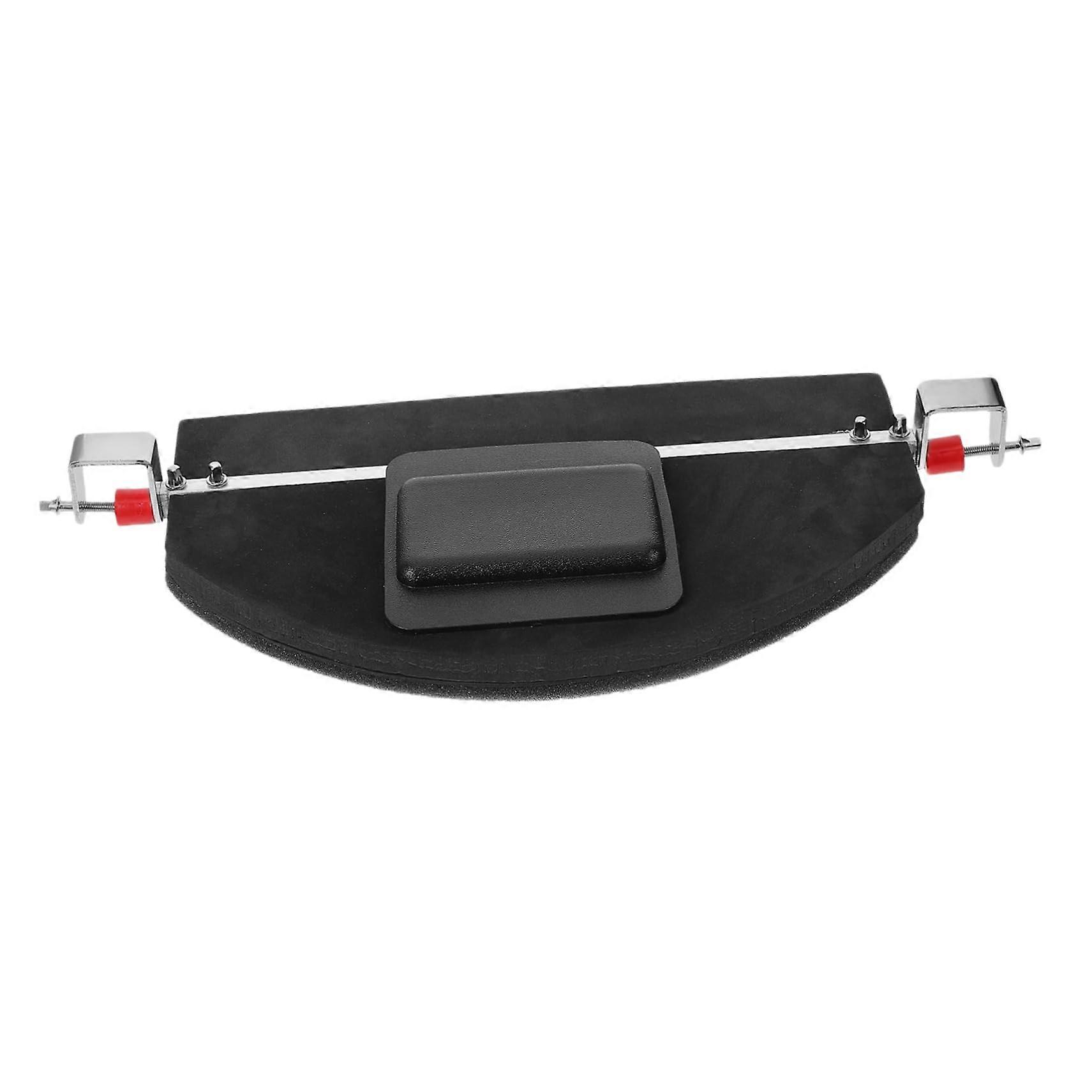 Bass Drum Pad - Black Rubber Drum Practice Pad, Mute Pad for Kickdrum, Drum Accessories for Silent Practice