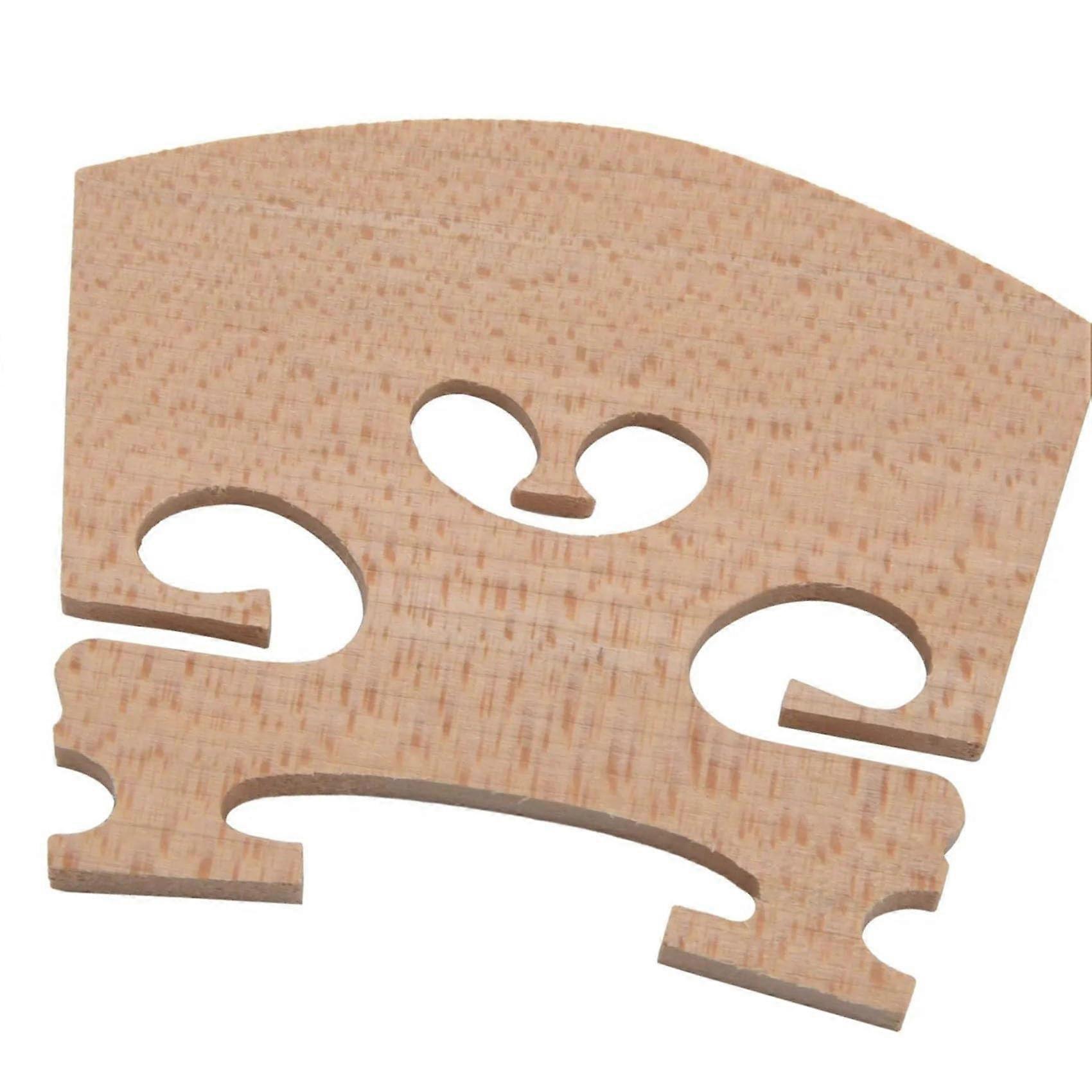 Violin Bridge Accessories 5-Piece Set Maple 4/4 Full Size Compatible with Qin Code Violins