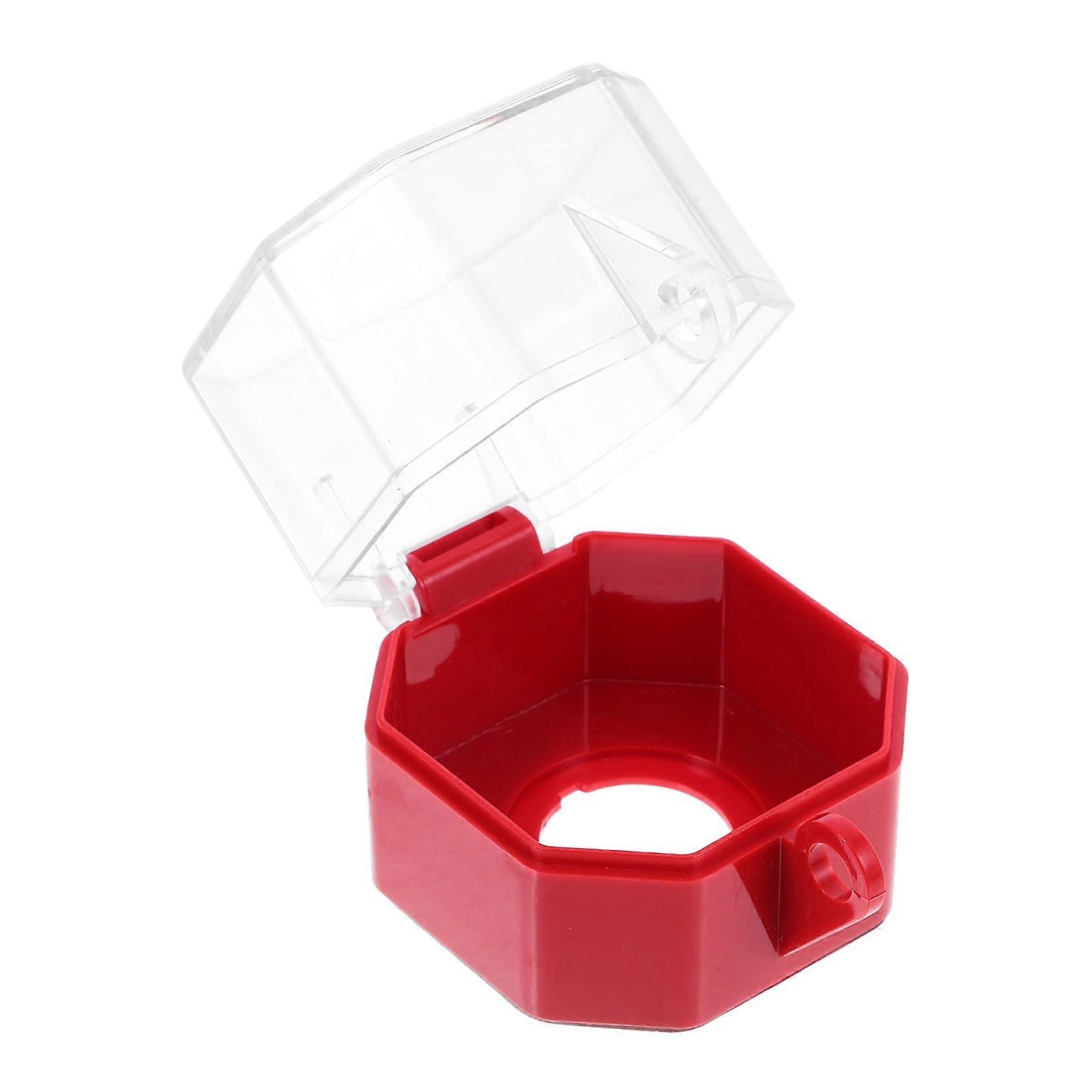 Robust Push Button Lock Cover for Industrial Applications - Durable Not Aus Tasten Abdeckung for Electrical Device Protection