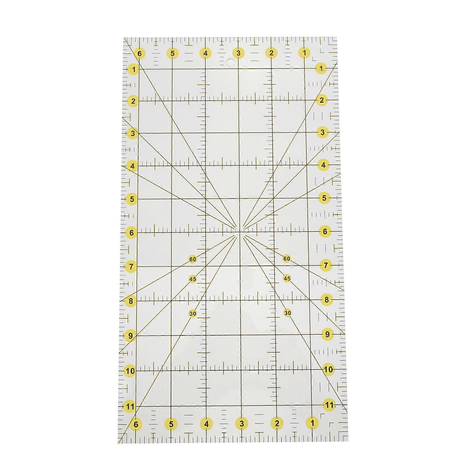 Portable Acrylic Ruler for Household Patchwork and Useful Quilting Template