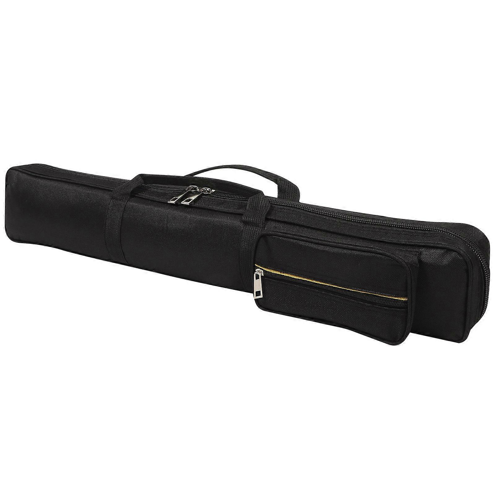 Flute Carrying Bag with Adjustable Shoulder Strap Oxford Fabric Storage Case for Flutes and Accessories, Convenient Transport for Musicians