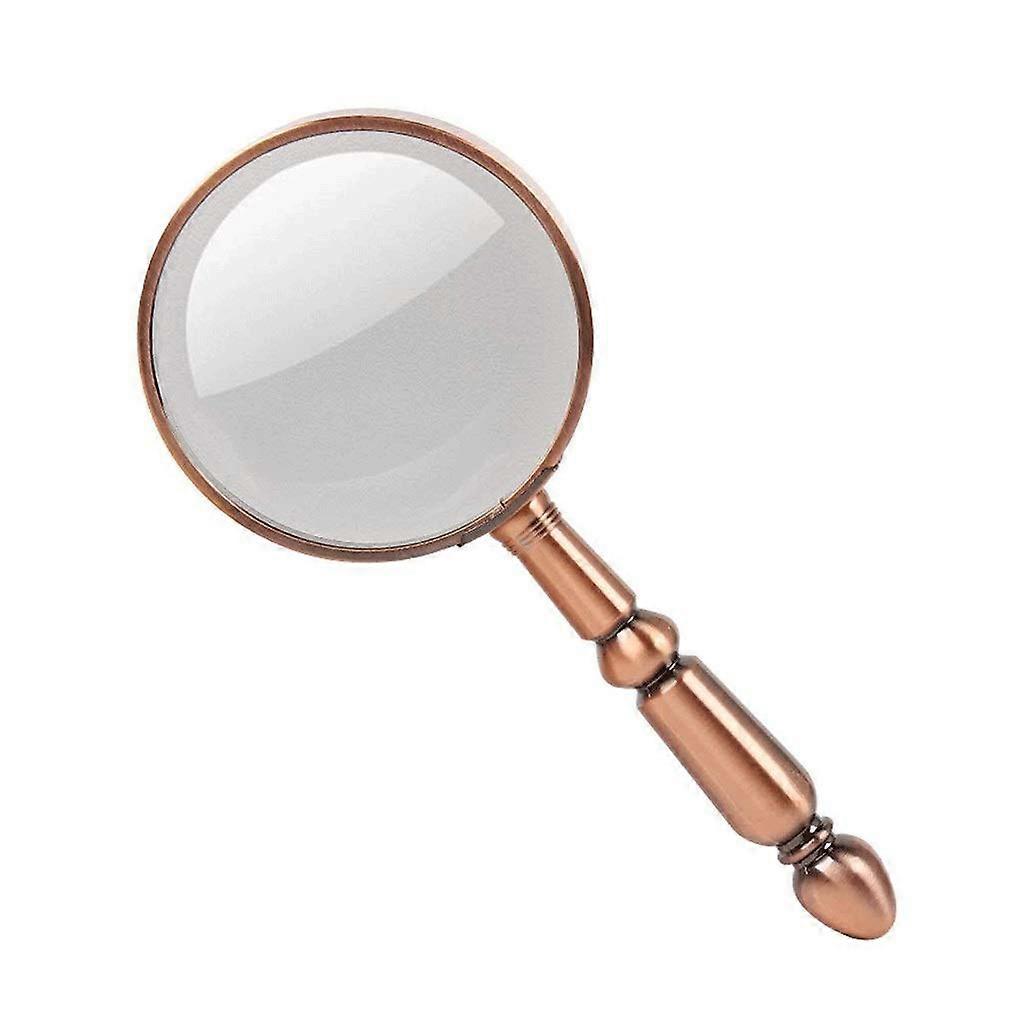 definition full metal frame with magnification and optical lens, handheld, not lightweight, 20x ancient newspaper 'Auspicious Clouds'