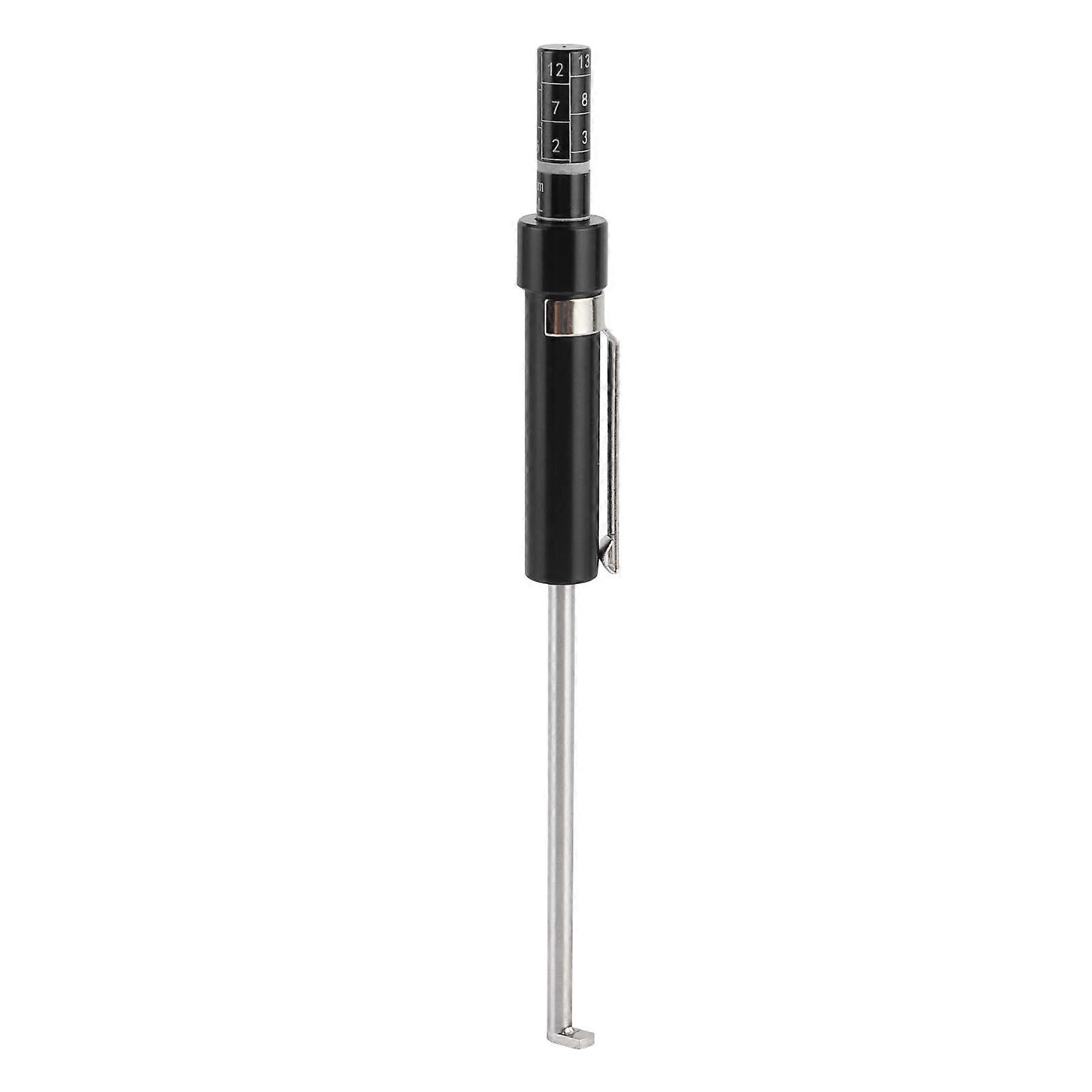Car Brake Measuring Tool - 13x1.3cm Brake Pad Thickness Gauge, Measuring Pen with Scale for Internal and External Measurement