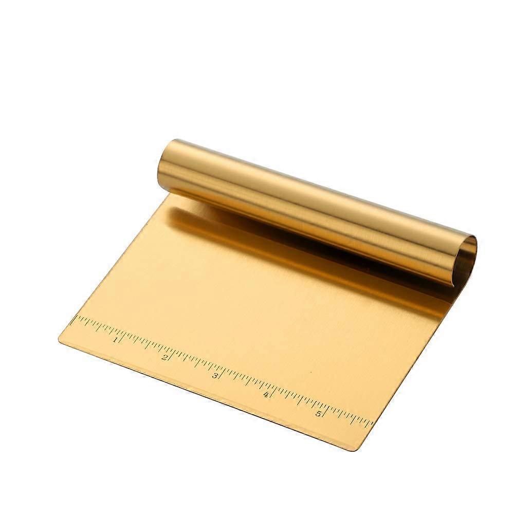 Stainless Steel Multifunctional Flour Scraper, Cake Pizza Cutter, Dough Pastry Cutter, Baking Scale, Scraper  Butter Knife