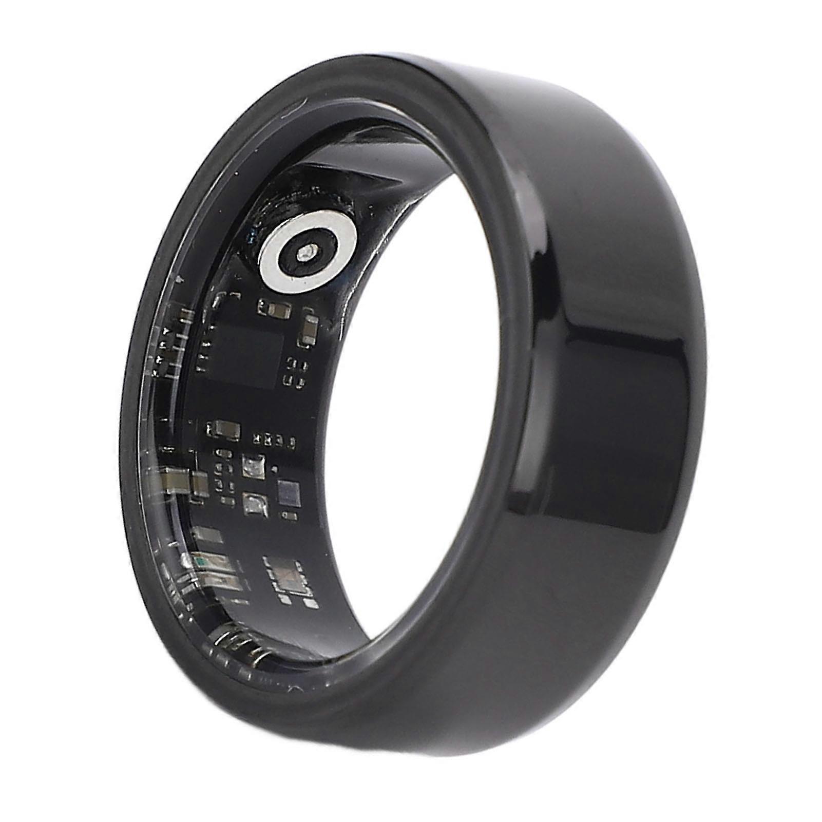 Fitness Tracker Smart Ring Multi Functional Stainless Steel IP68 Waterproof Step Counter Ring for Android 9
