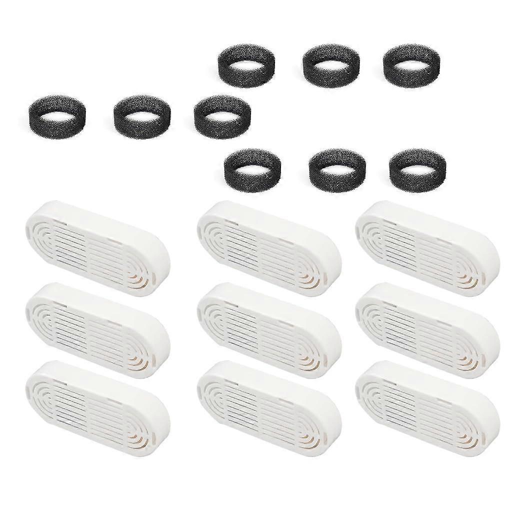 Pet Water Dispenser Filter Sponge For Cat Fountain Activated Carbon Replacement Filter Foam Filter 3/6/9 Pack 9 Plus 9
