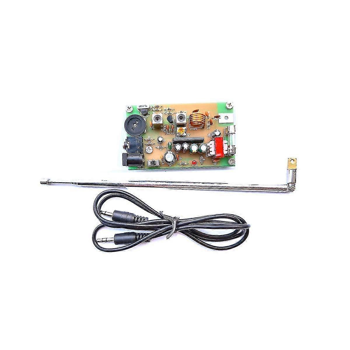 Shortwave Am Radio Transmitter Board 21mhz Crystal W Antenna Kit Campus Broadcast Sw Ham Radio Amplifier(a)As Shown SZRH A-B