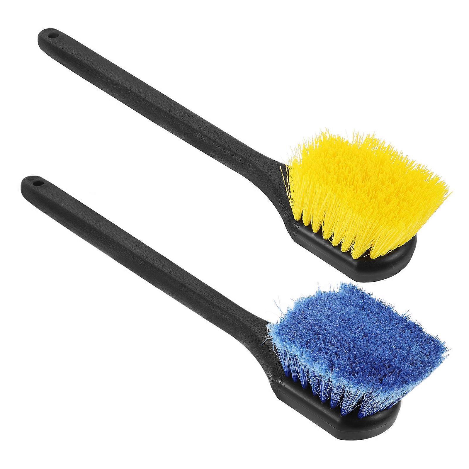 Here's a refined and professional product description for your **2pcs Tire Cleaning Brush**:
### **2 Pack Tire Cleaning Brush with Long Handle –