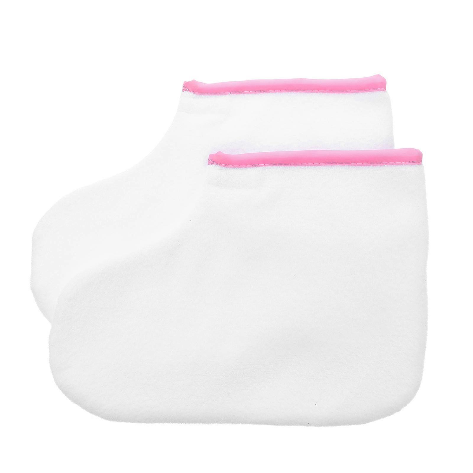 Paraffin Wax Foot Covers   Soft Cotton Foot Liners for Reusable Pedicure at Salon or Home Use