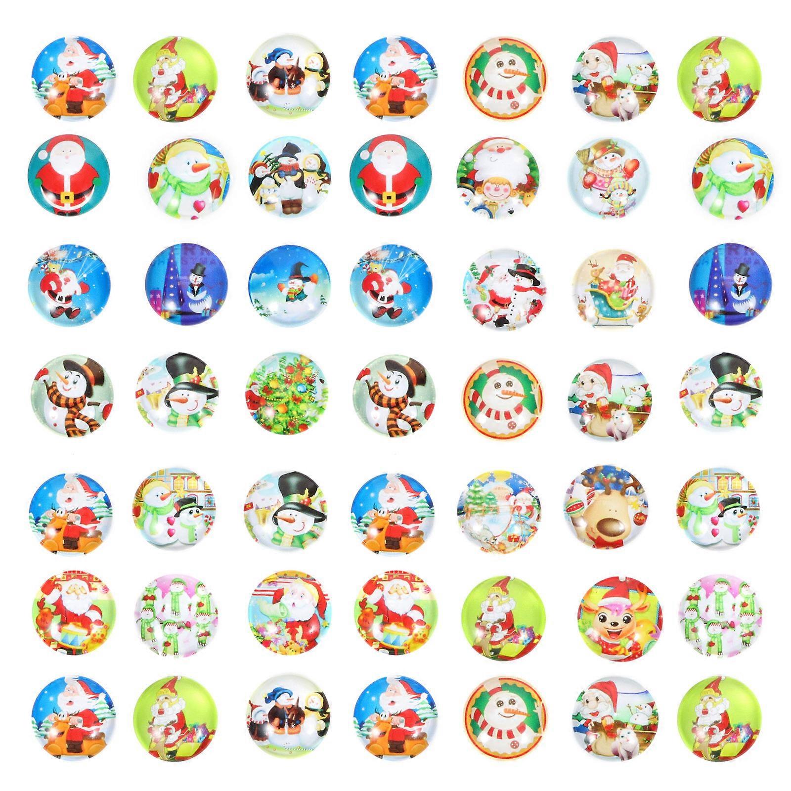 Flat Back Gems For Crafts Glass Patches Assorted Color 0.5X1.8CM Handcraft Jewelry Making 100Pcs