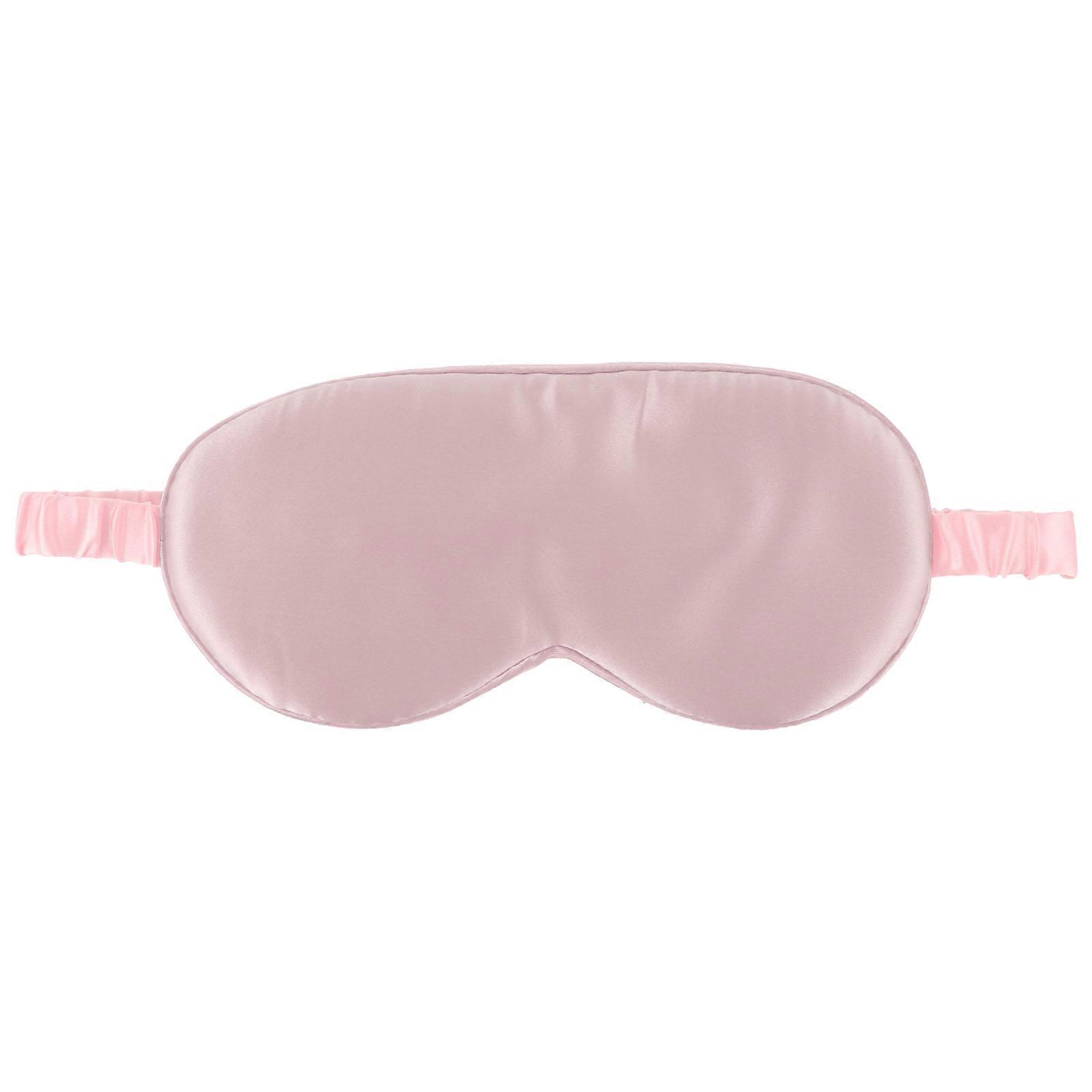 Natural Silk Sleep Mask for Women – Super Smooth, Lightweight Eye Cover with Elastic Bands, Complete Light Blocking for Comfortable Rest and Travel