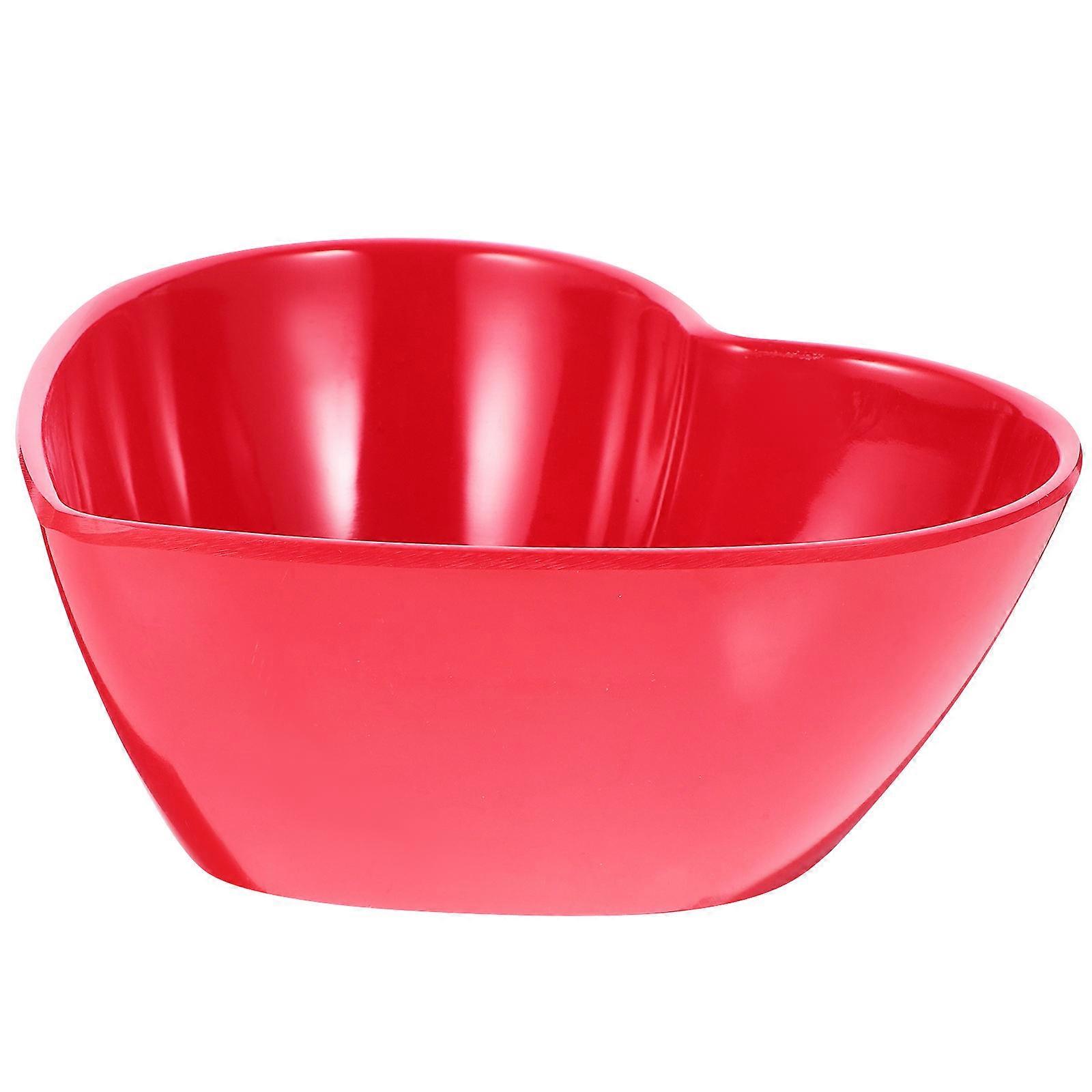 Watermelon Red Bowls for Kitchen Use Lightweight Portable with High Temperature Stability 5.9 Inches