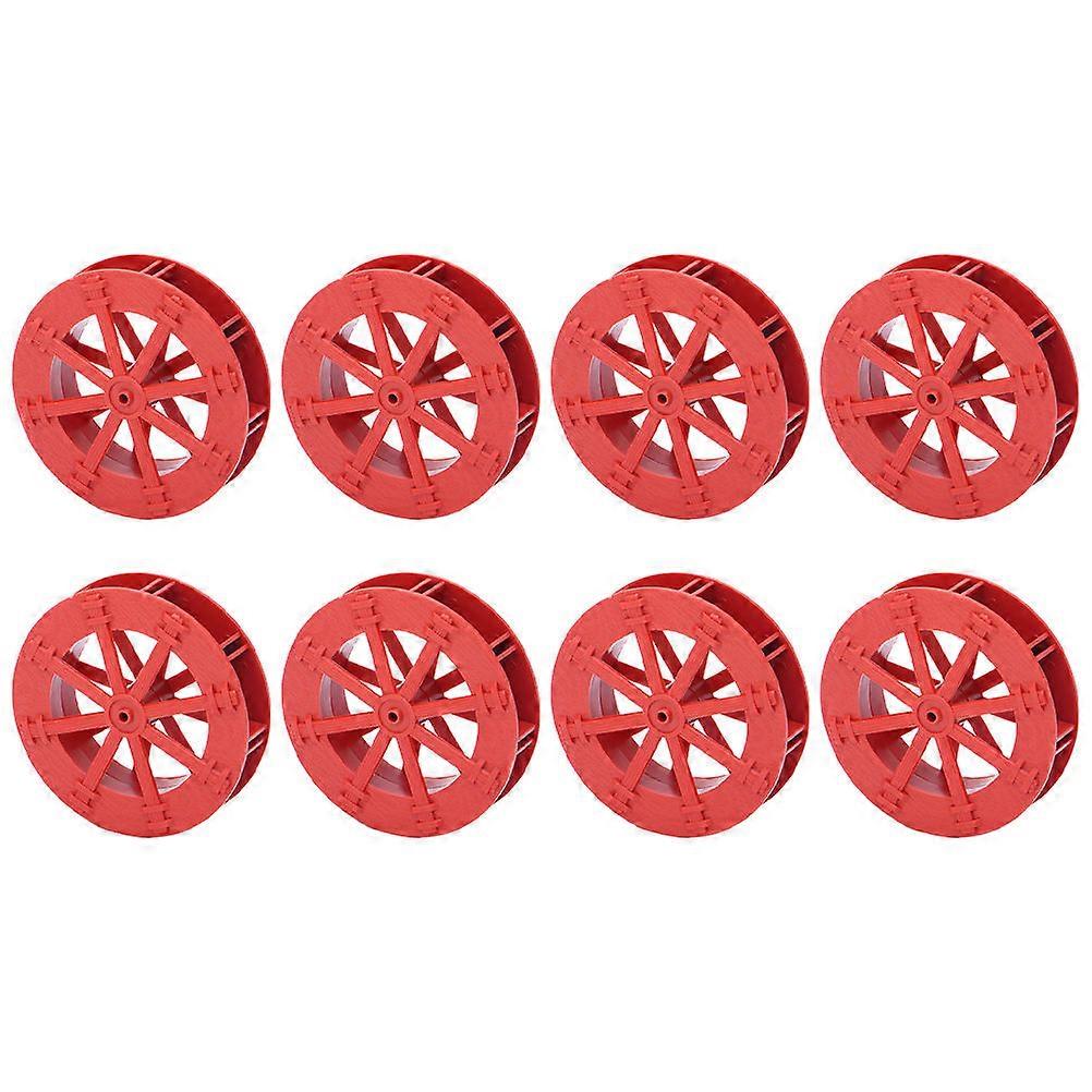8pcs Fish Tank Fountain Wheel Replacement Decorative Micro Prop for DIY Scene Layout Water Wheel for Indoor Garden and Aquatic Serene Water