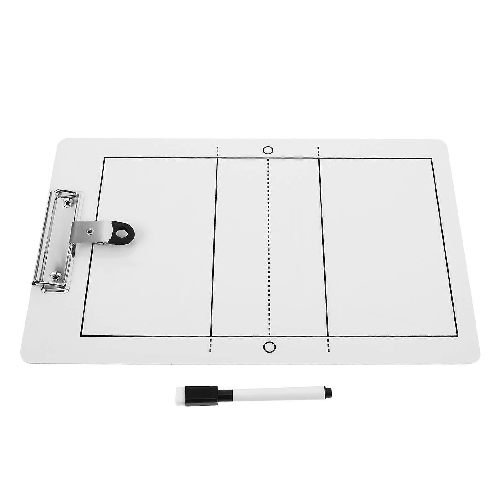 Volleyball Dry Erase Board For Double Sided Dry Erase Whiteboard Training And Matches 35.00X22.00X2.00CM Durable 1 Set