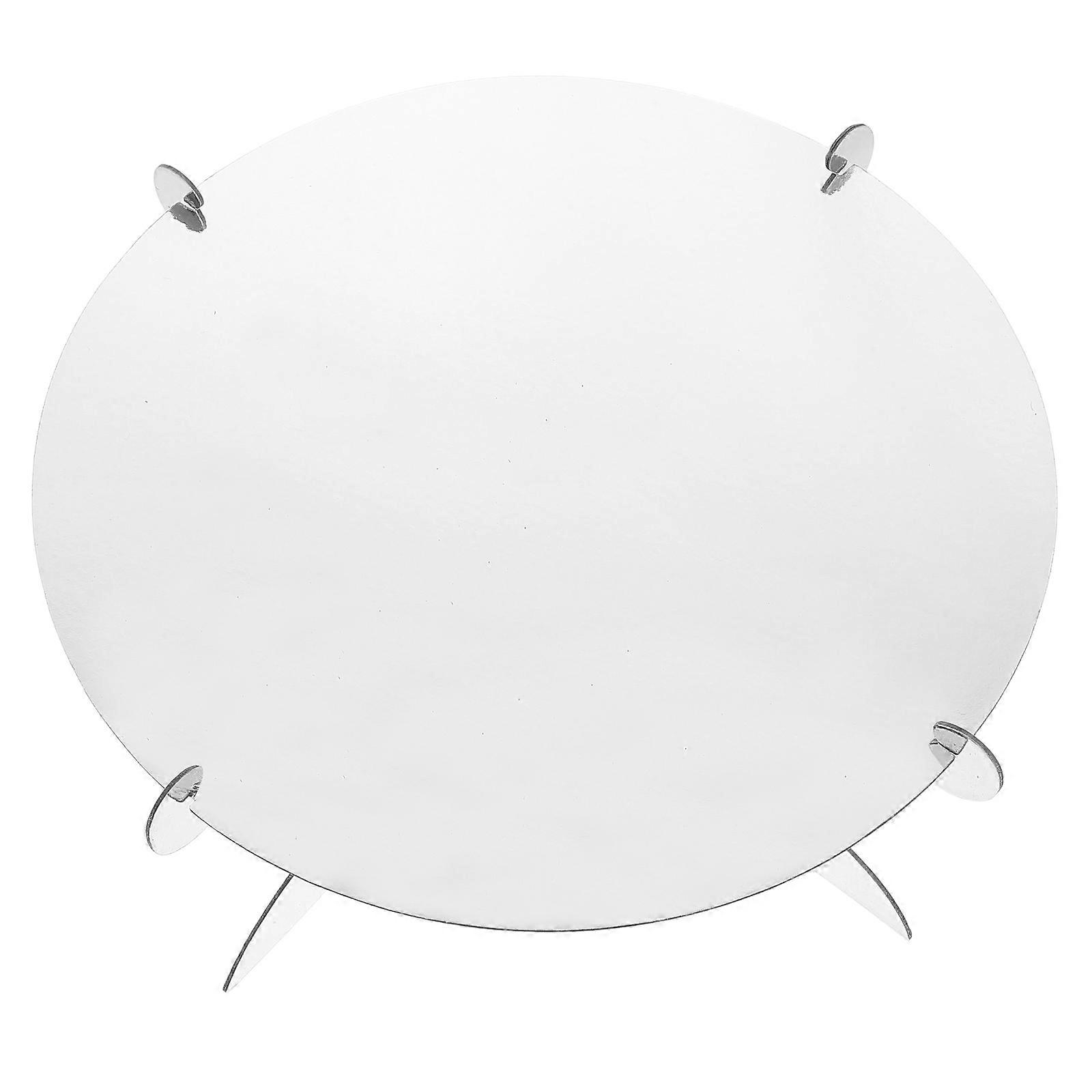Stylish Silver Paper Cake Display Stand for Baking Use Versatile for Parties and Events 8.5 Inches Diameter