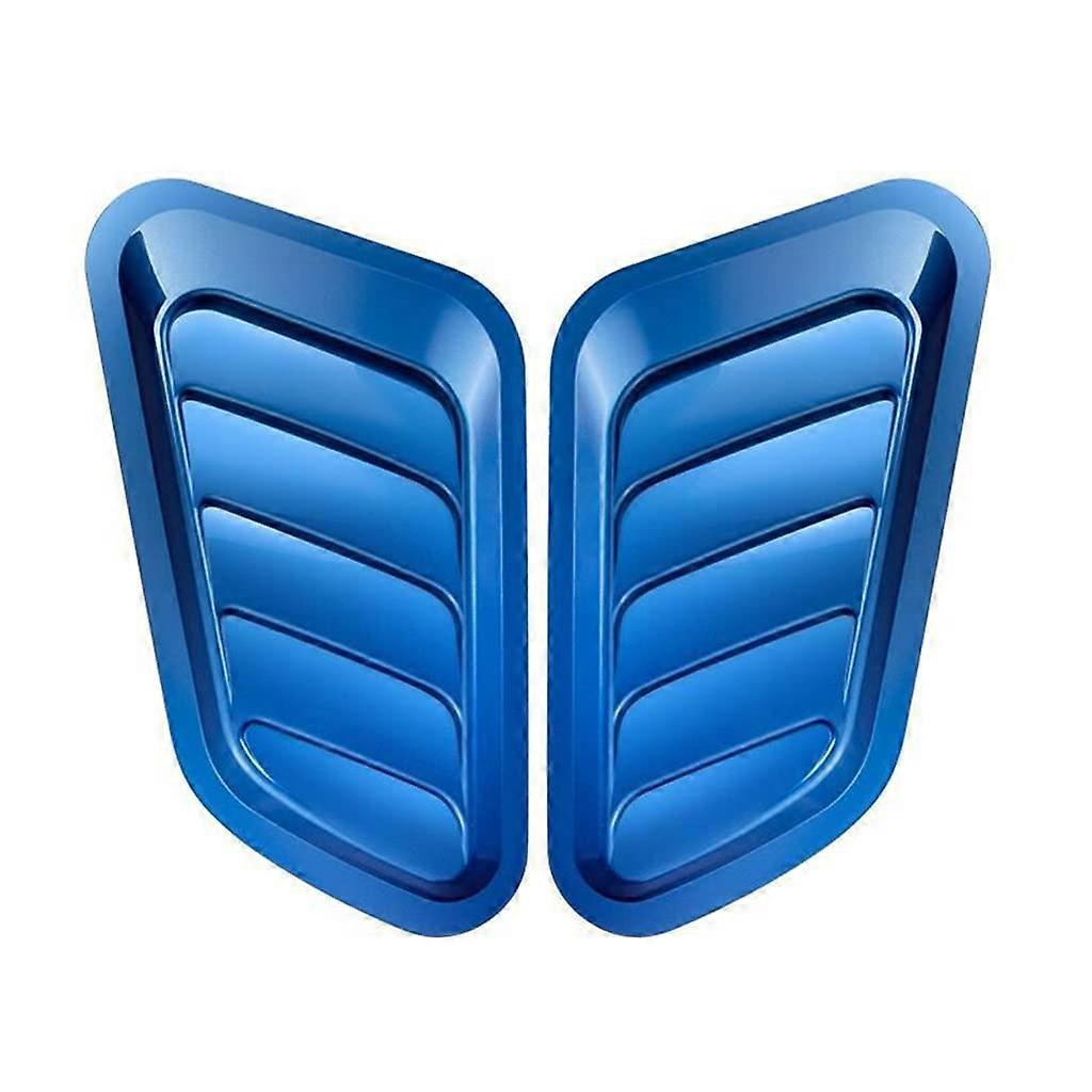 Ventilation, 2 pieces, incorrect ventilation slots, ABS, auto air vent, decorative vehicle blue