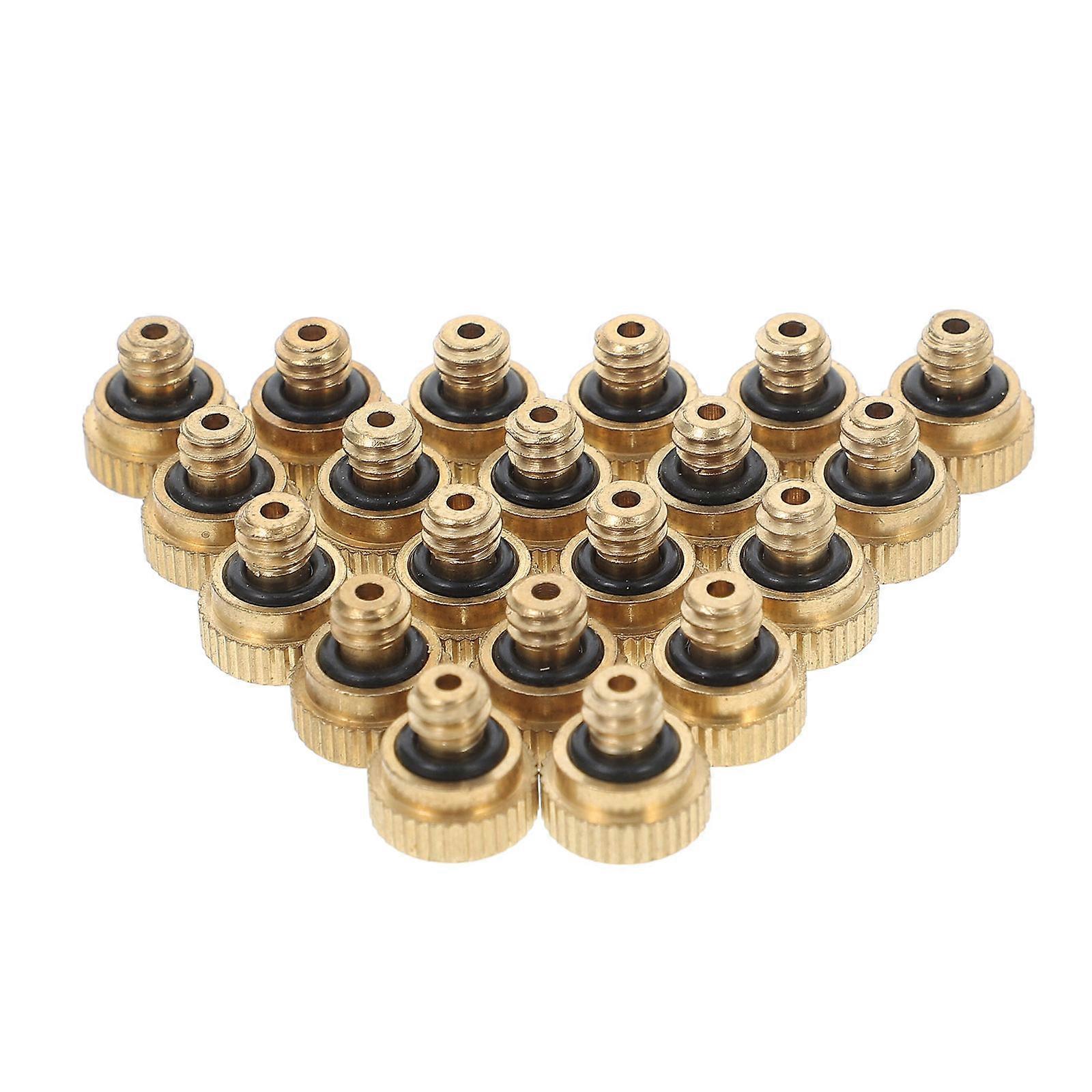 Misting Nozzles 20Pcs For Agricultural Fields Outdoor Humidification Versatile Design Water Saving