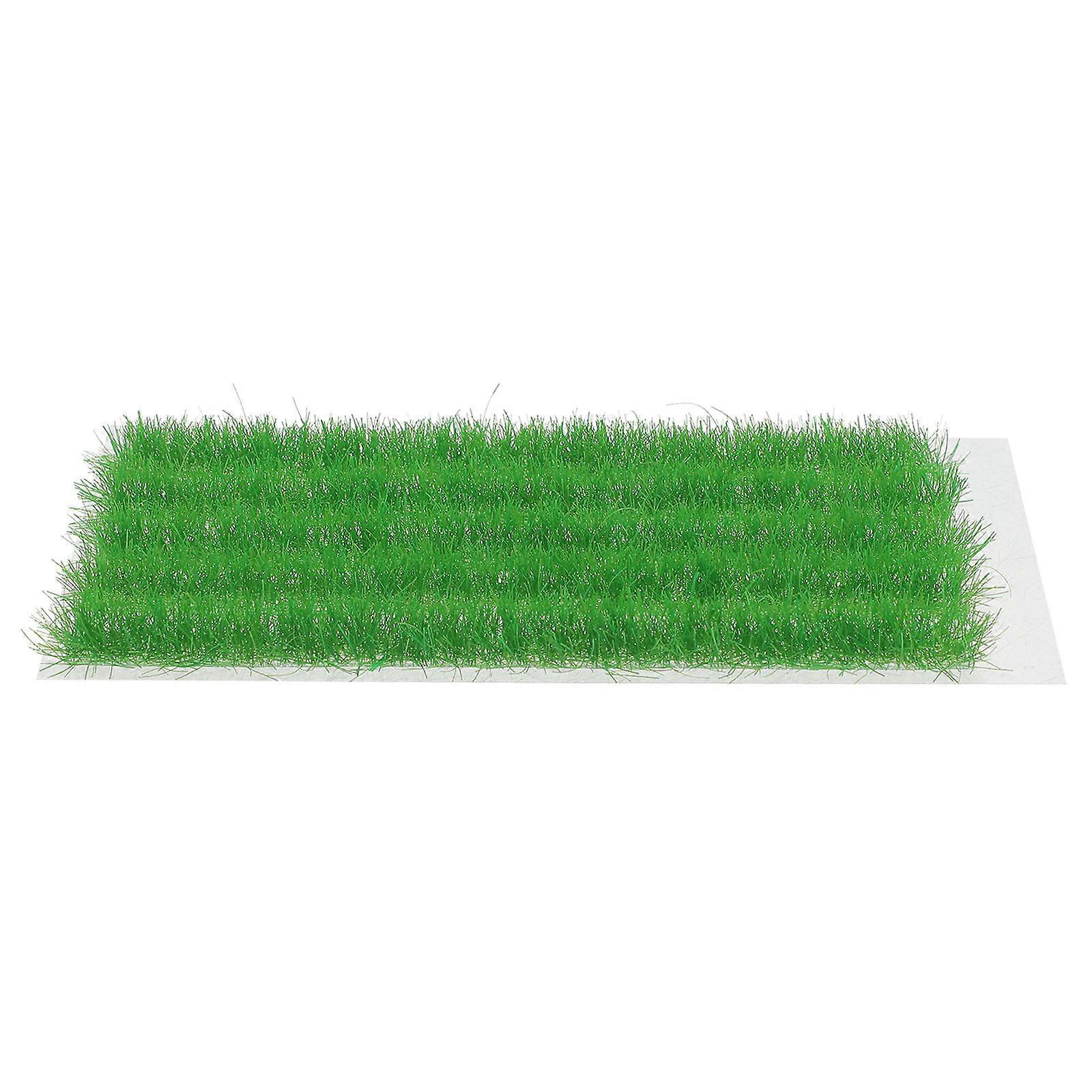 Green Artificial Grass Clusters for Decor Made of Durable Plastic Perfect for DIY Projects and Sand
